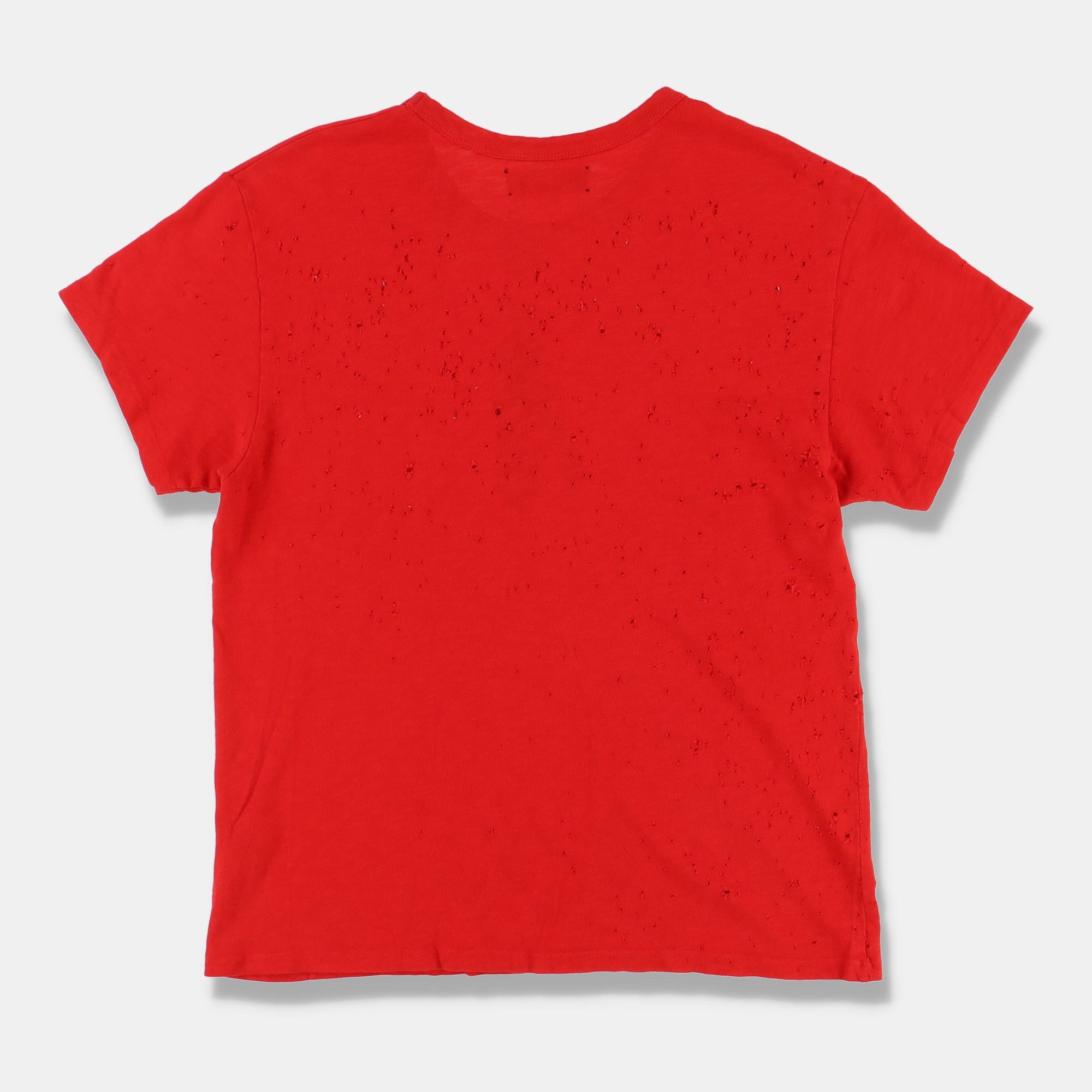 Amiri Red Shotgun Distressed T-Shirt Size US S / EU 44-46 / 1 - 7 Thumbnail