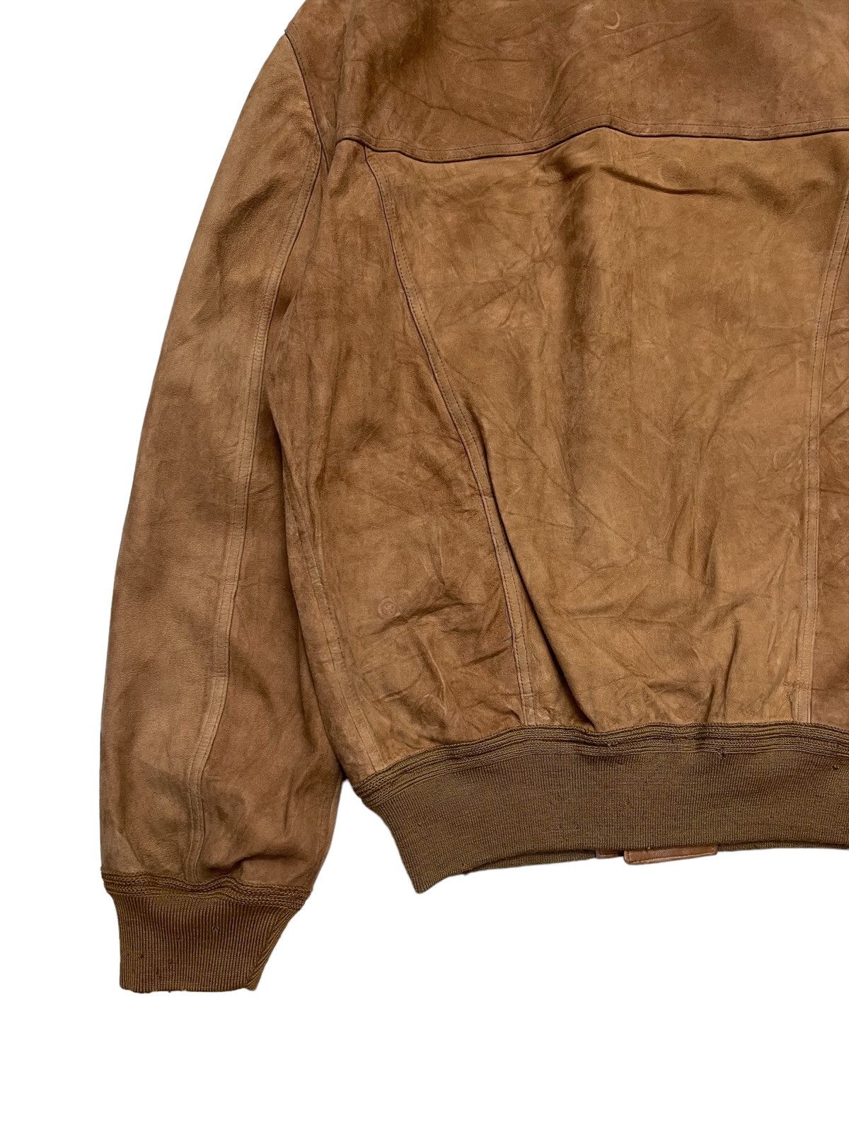 Vintage 70s Schiatti Deer Leather Reversible Jacket Size US L / EU 52-54 / 3 - 13 Thumbnail