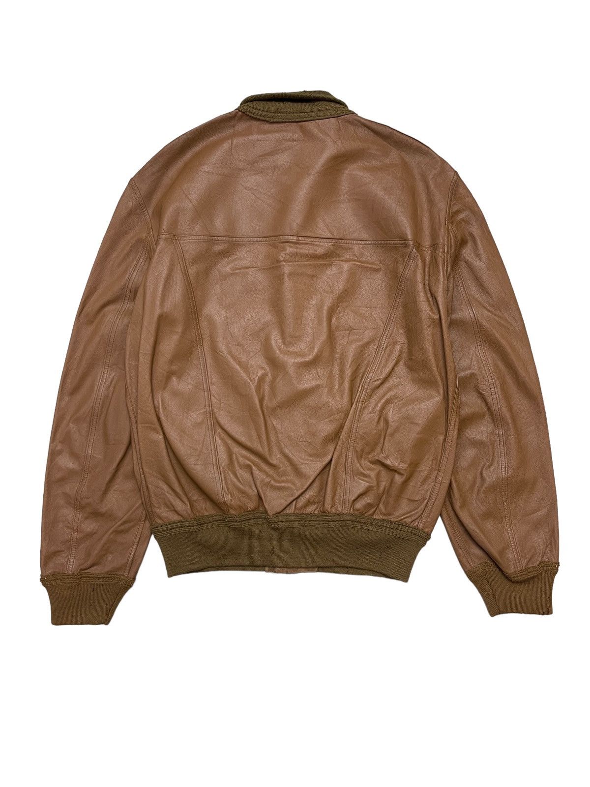 Vintage 70s Schiatti Deer Leather Reversible Jacket Size US L / EU 52-54 / 3 - 3 Thumbnail