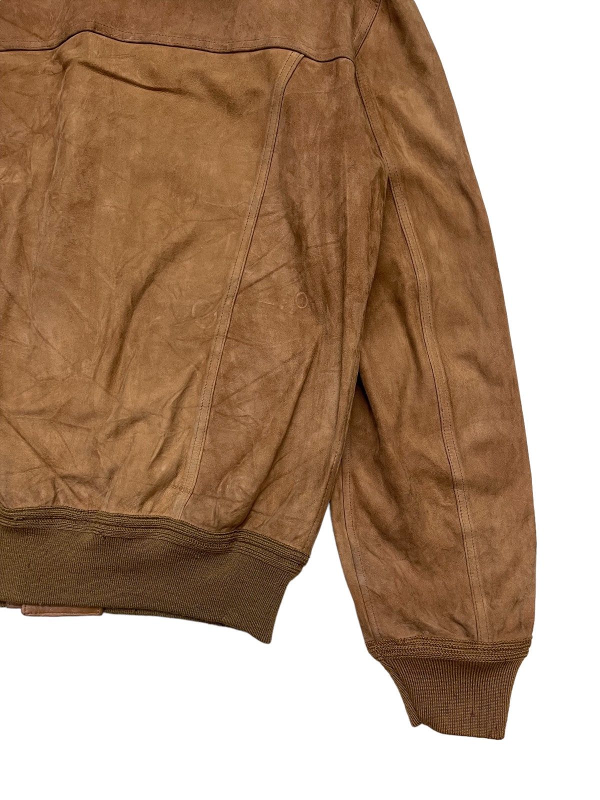 Vintage 70s Schiatti Deer Leather Reversible Jacket Size US L / EU 52-54 / 3 - 15 Thumbnail