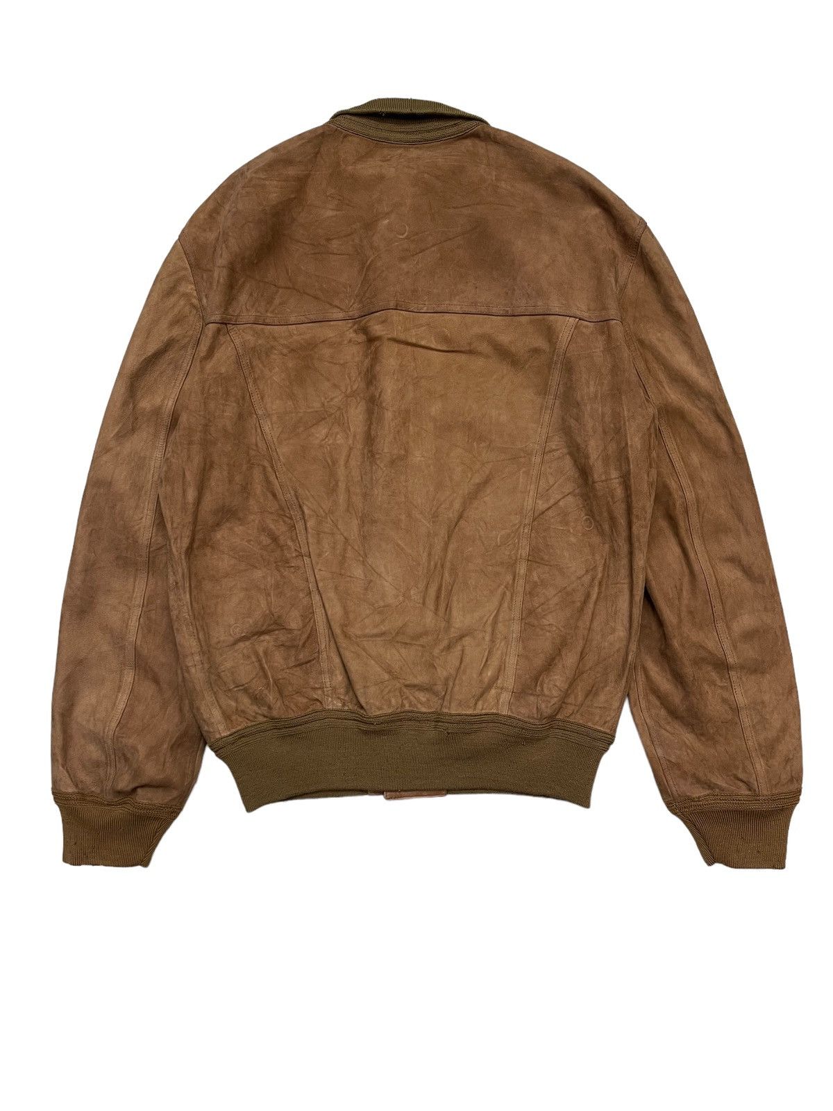 Vintage 70s Schiatti Deer Leather Reversible Jacket Size US L / EU 52-54 / 3 - 12 Thumbnail