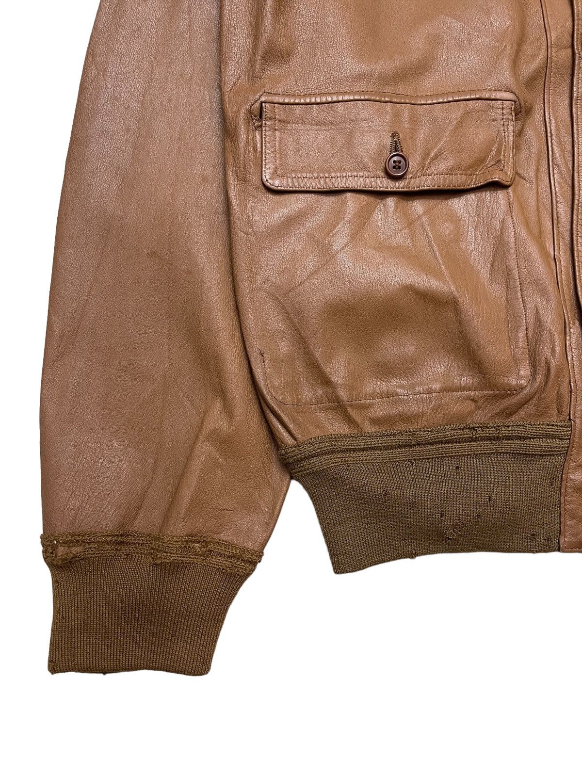 Vintage 70s Schiatti Deer Leather Reversible Jacket Size US L / EU 52-54 / 3 - 9 Thumbnail