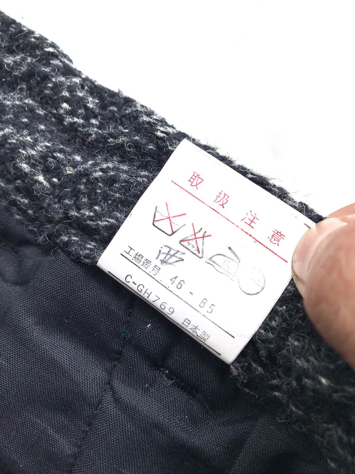 Japanese Brand Japan Fabric Cozy Wool Gabardine Trouser Vintage Size US 28 / EU 44 - 11 Thumbnail