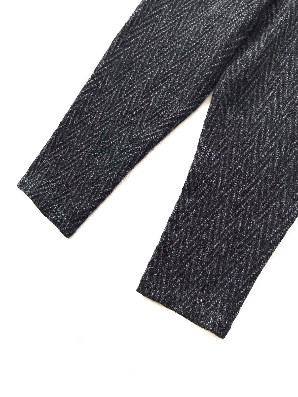 Japanese Brand Japan Fabric Cozy Wool Gabardine Trouser Vintage Size US 28 / EU 44 - 6 Thumbnail