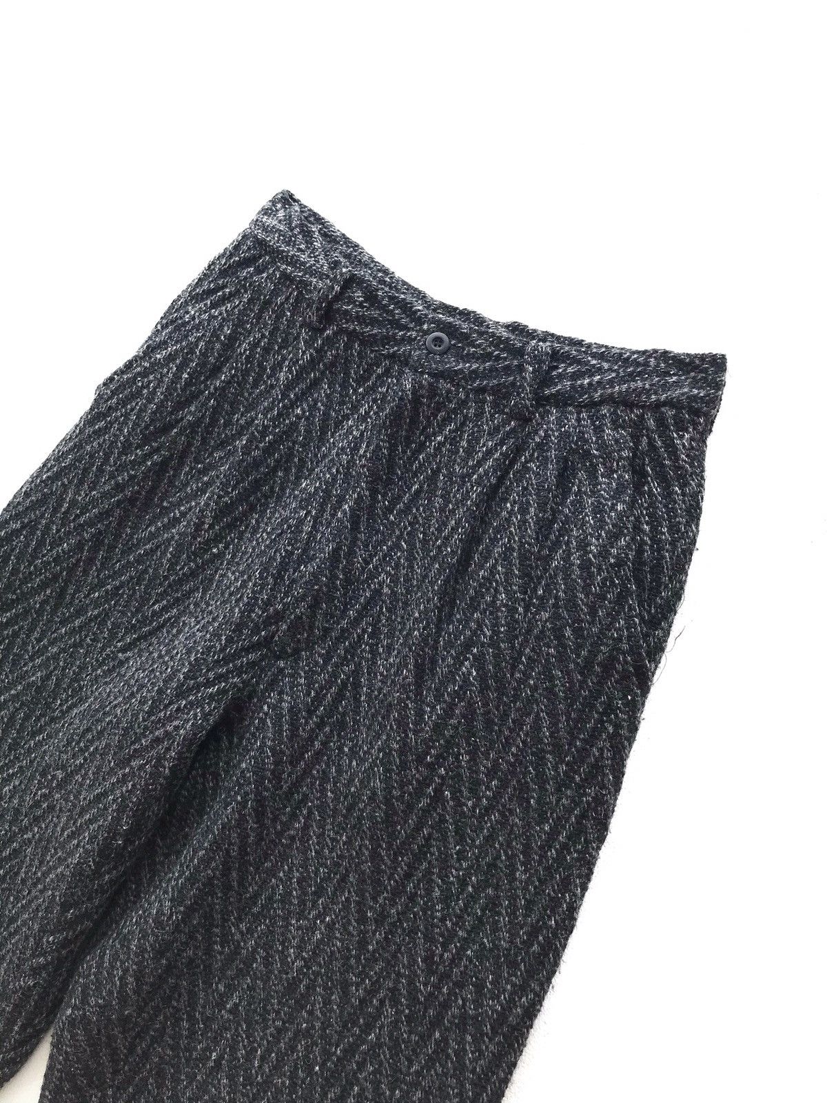 Japanese Brand Japan Fabric Cozy Wool Gabardine Trouser Vintage Size US 28 / EU 44 - 4 Thumbnail