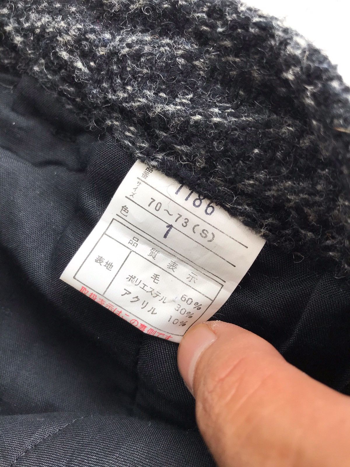 Japanese Brand Japan Fabric Cozy Wool Gabardine Trouser Vintage Size US 28 / EU 44 - 10 Thumbnail