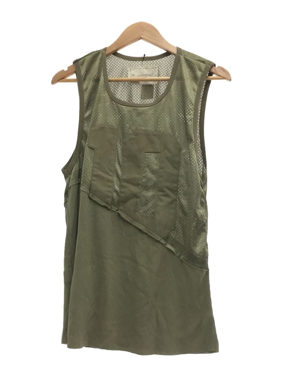 Greg Lauren Army green tank top Size US M / EU 48-50 / 2 - 2 Thumbnail