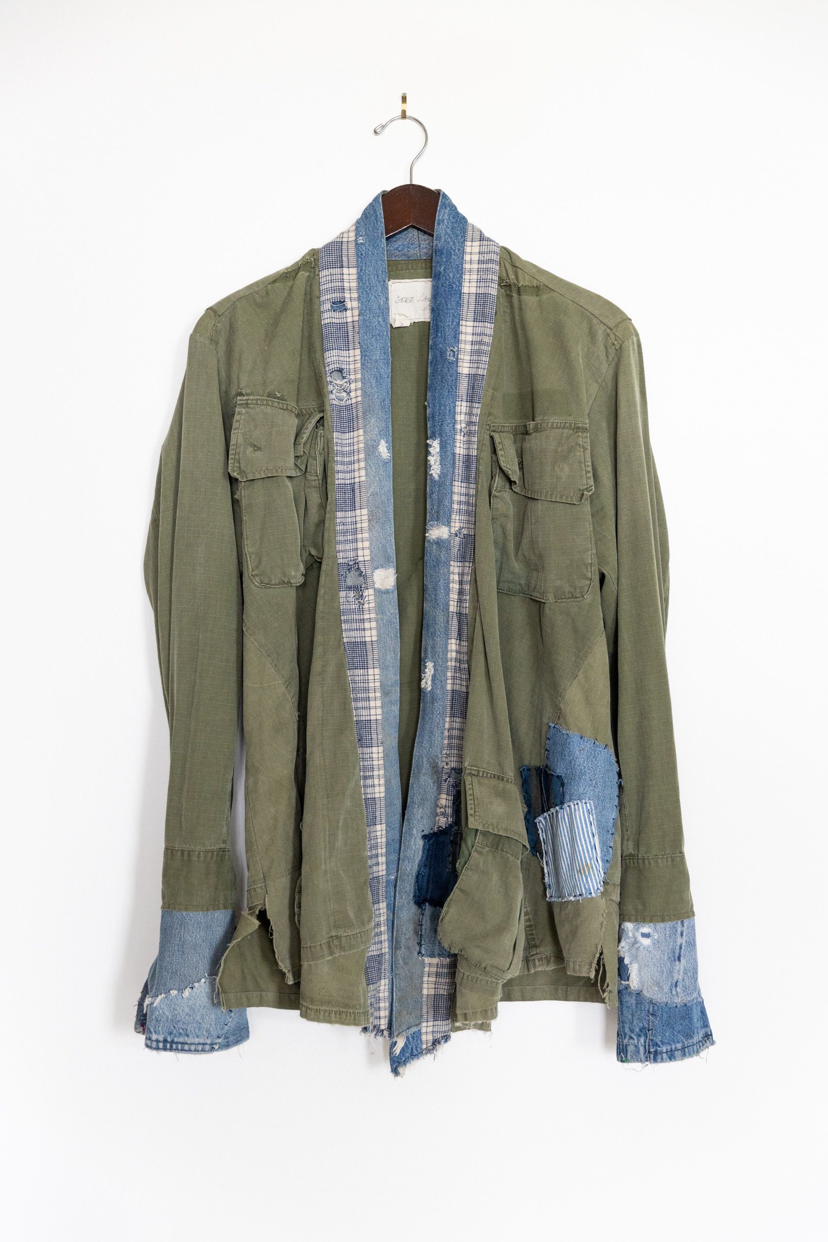Greg Lauren Greg Lauren Army Jungle Kimono Size US M / EU 48-50 / 2 - 2 Thumbnail