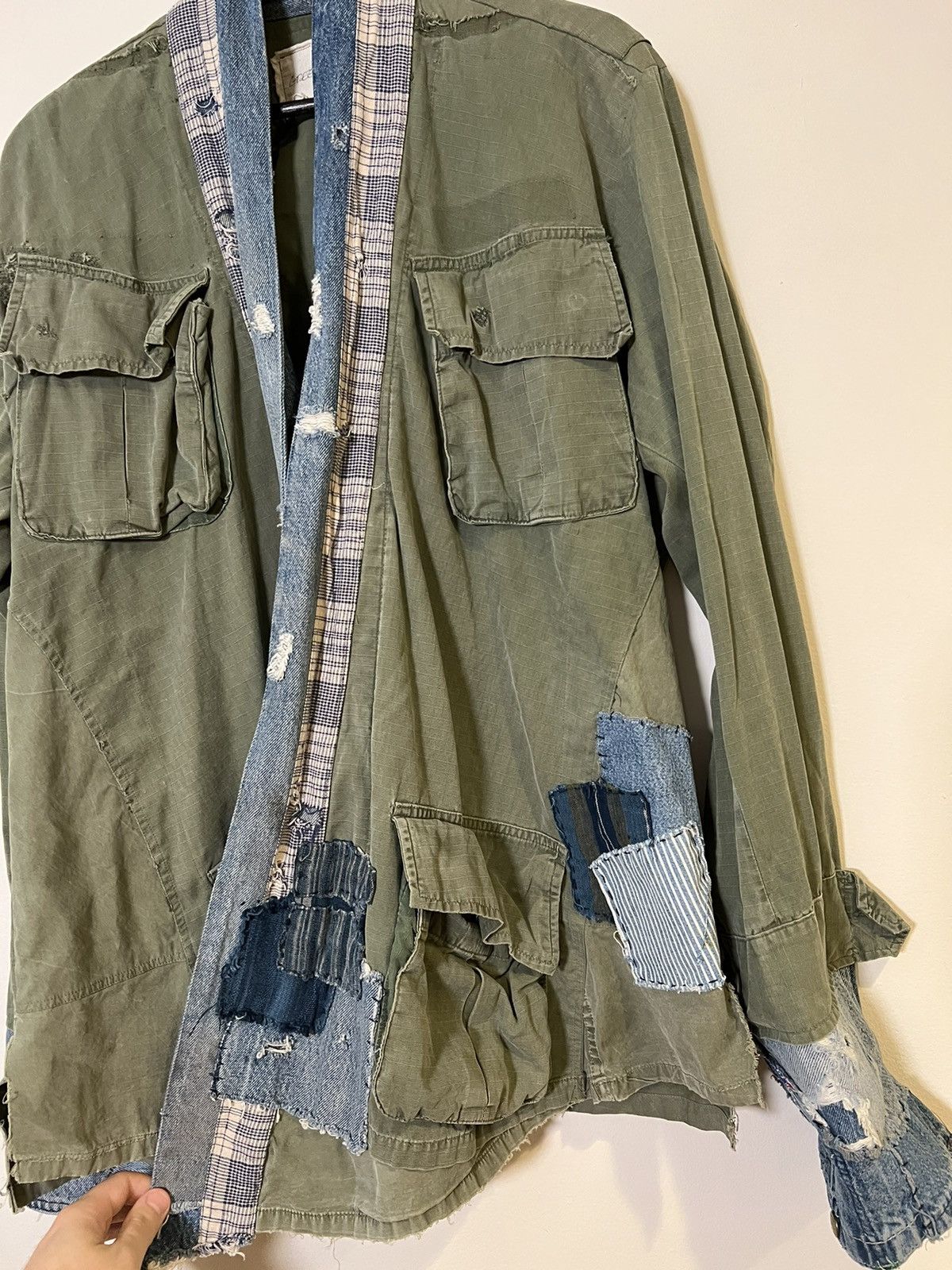 Greg Lauren Greg Lauren Army Jungle Kimono Size US M / EU 48-50 / 2 - 15 Thumbnail
