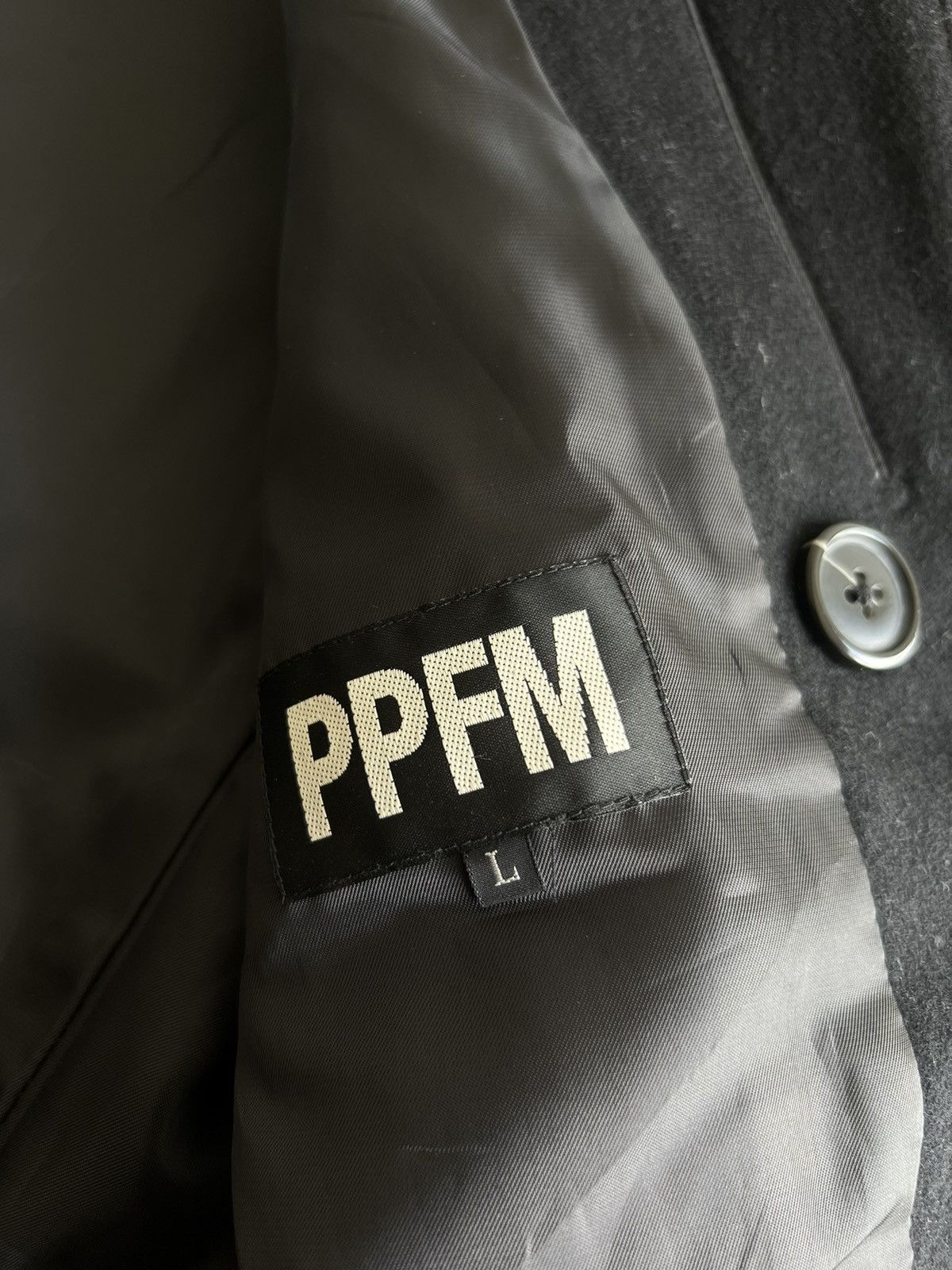 PPFM GRAIL🔥90s PPFM 🇯🇵 Repro Wool Blend Navy Officer Jacket Size US M / EU 48-50 / 2 - 7 Thumbnail
