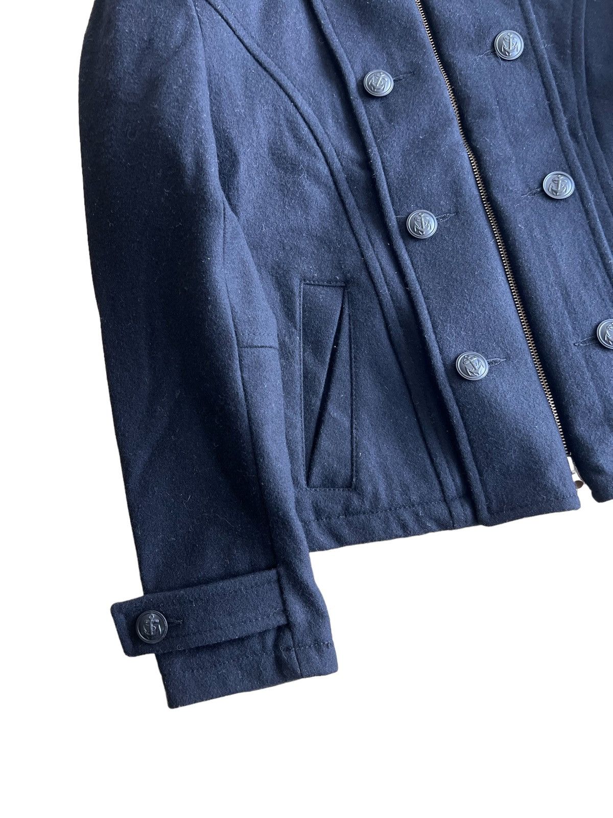 PPFM GRAIL🔥90s PPFM 🇯🇵 Repro Wool Blend Navy Officer Jacket Size US M / EU 48-50 / 2 - 3 Thumbnail