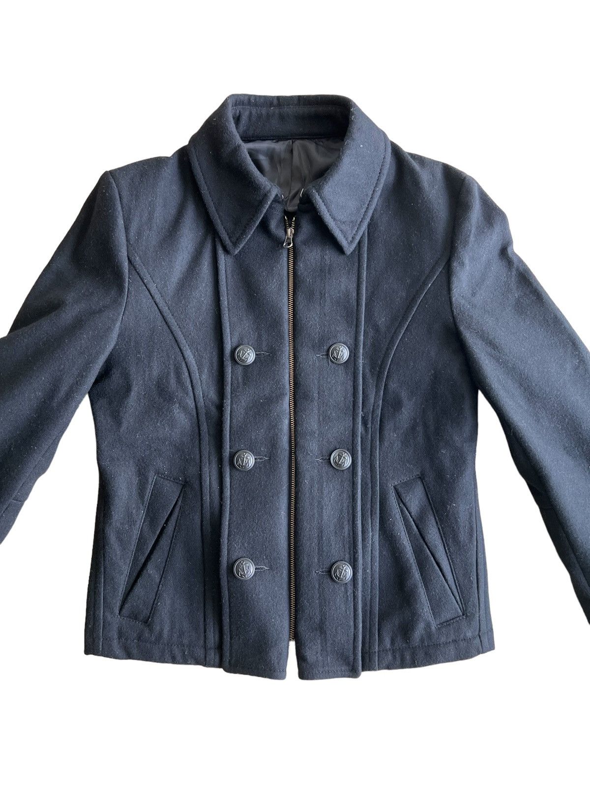 PPFM GRAIL🔥90s PPFM 🇯🇵 Repro Wool Blend Navy Officer Jacket Size US M / EU 48-50 / 2 - 2 Thumbnail