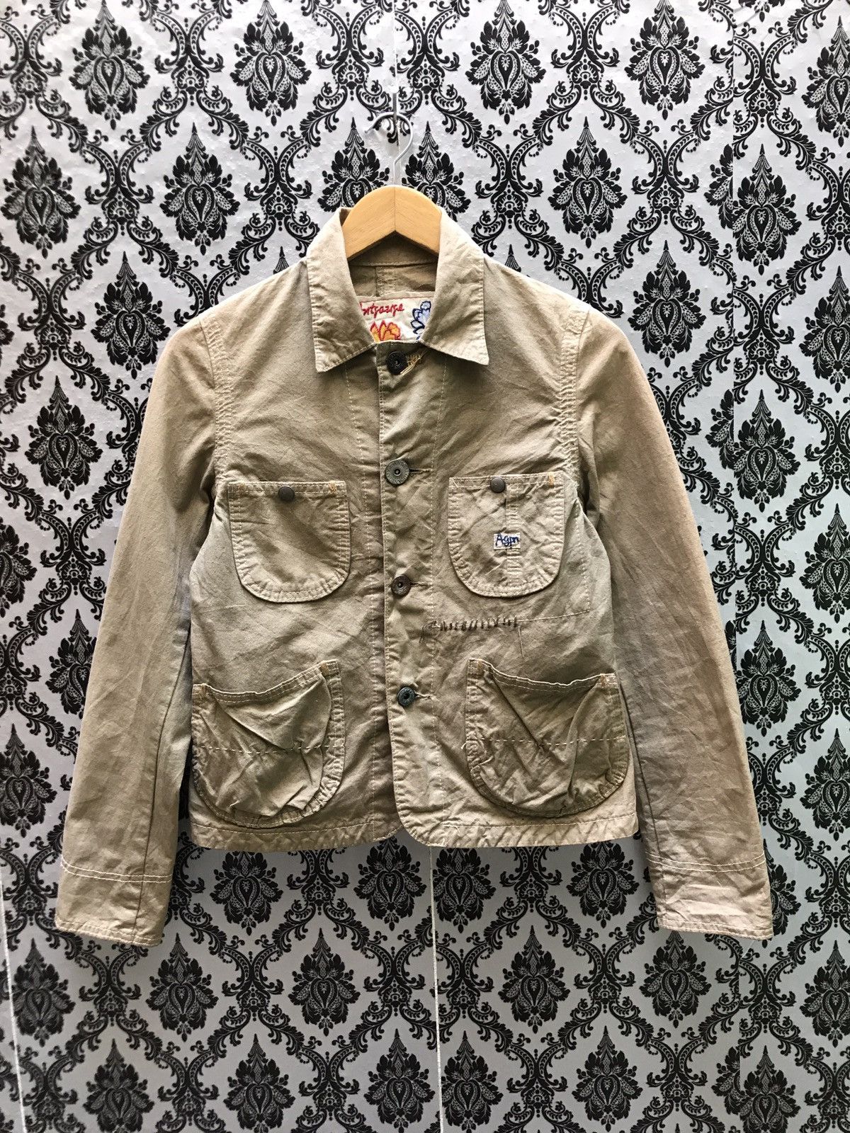 Japanese Brand ANTGAU JACKET CHORE NICE DESIGN Size US XS / EU 42 / 0 - 1 Thumbnail