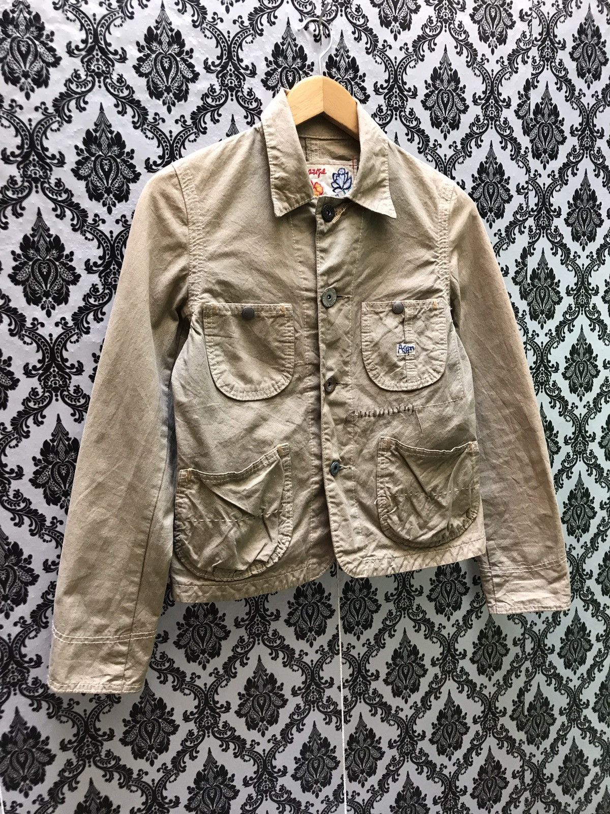 Japanese Brand ANTGAU JACKET CHORE NICE DESIGN Size US XS / EU 42 / 0 - 3 Thumbnail