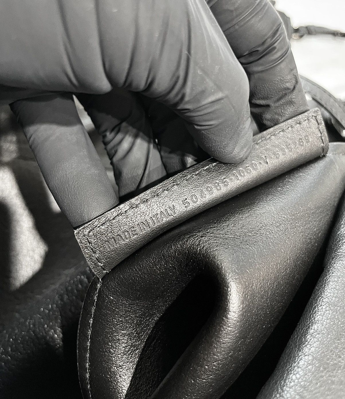 Balenciaga BALENCIAGA Leather Drawstring Backpack Bag Size ONE SIZE - 7 Thumbnail