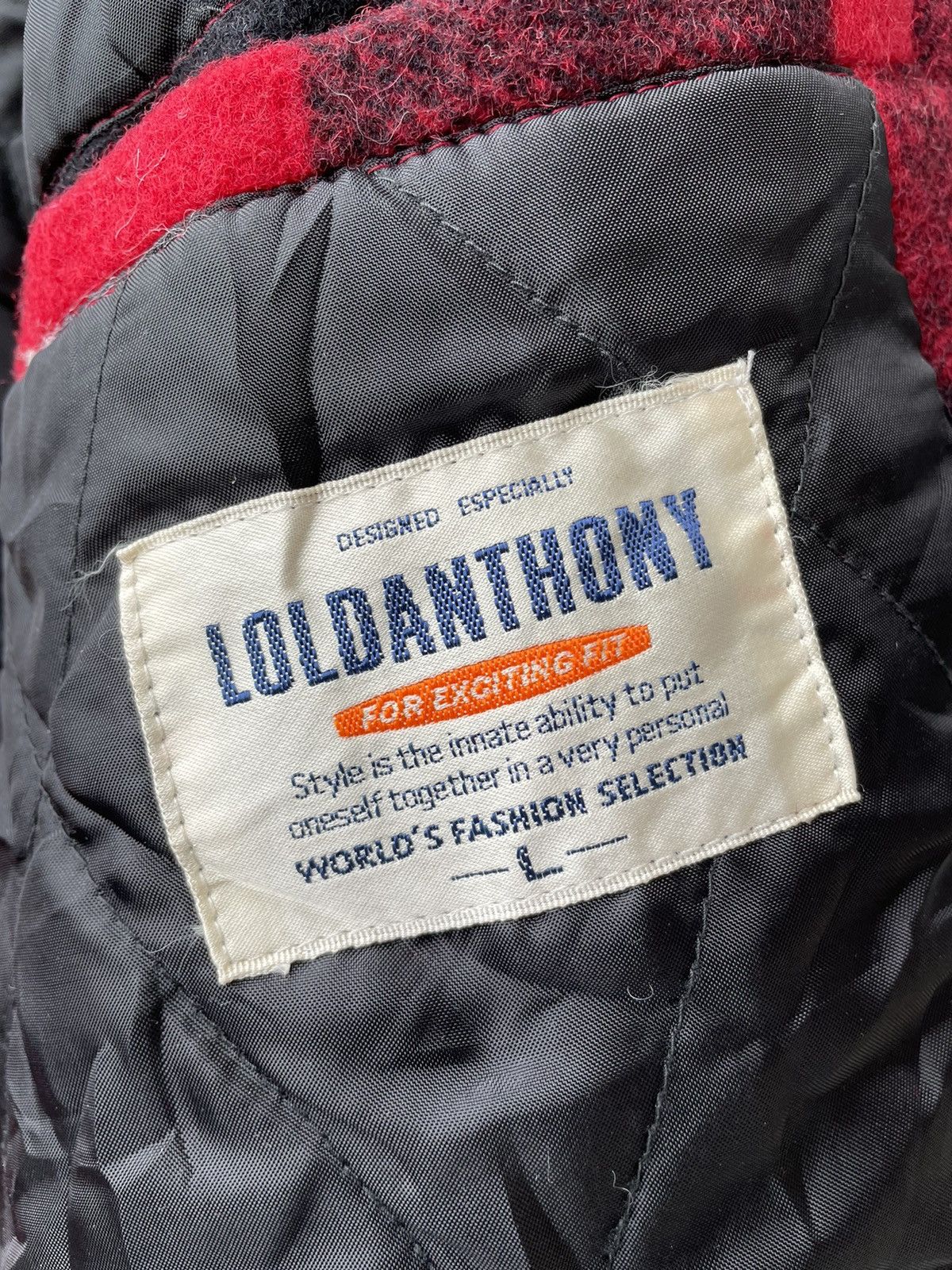 Japanese Brand × Vintage VINTAGE LOLDANTHONY TARTAN JACKET Size US L / EU 52-54 / 3 - 6 Thumbnail