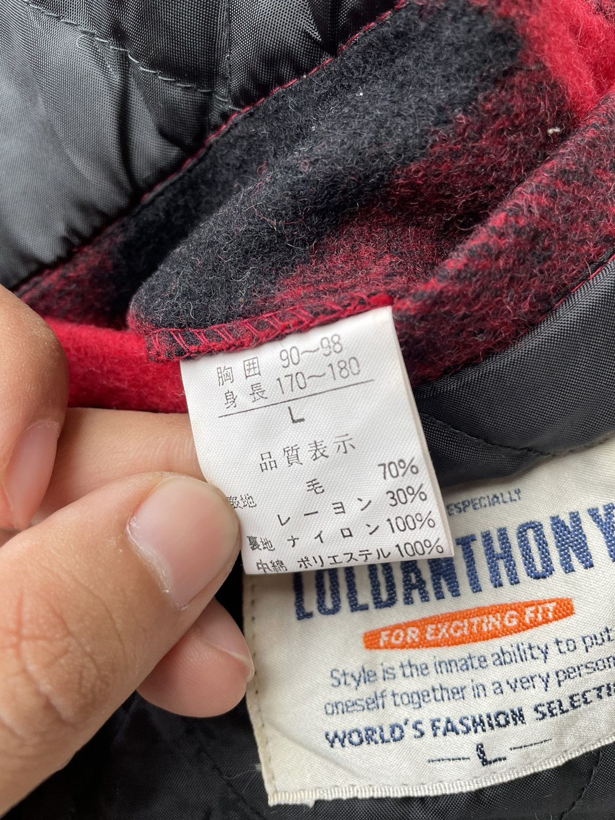Japanese Brand × Vintage VINTAGE LOLDANTHONY TARTAN JACKET Size US L / EU 52-54 / 3 - 7 Thumbnail
