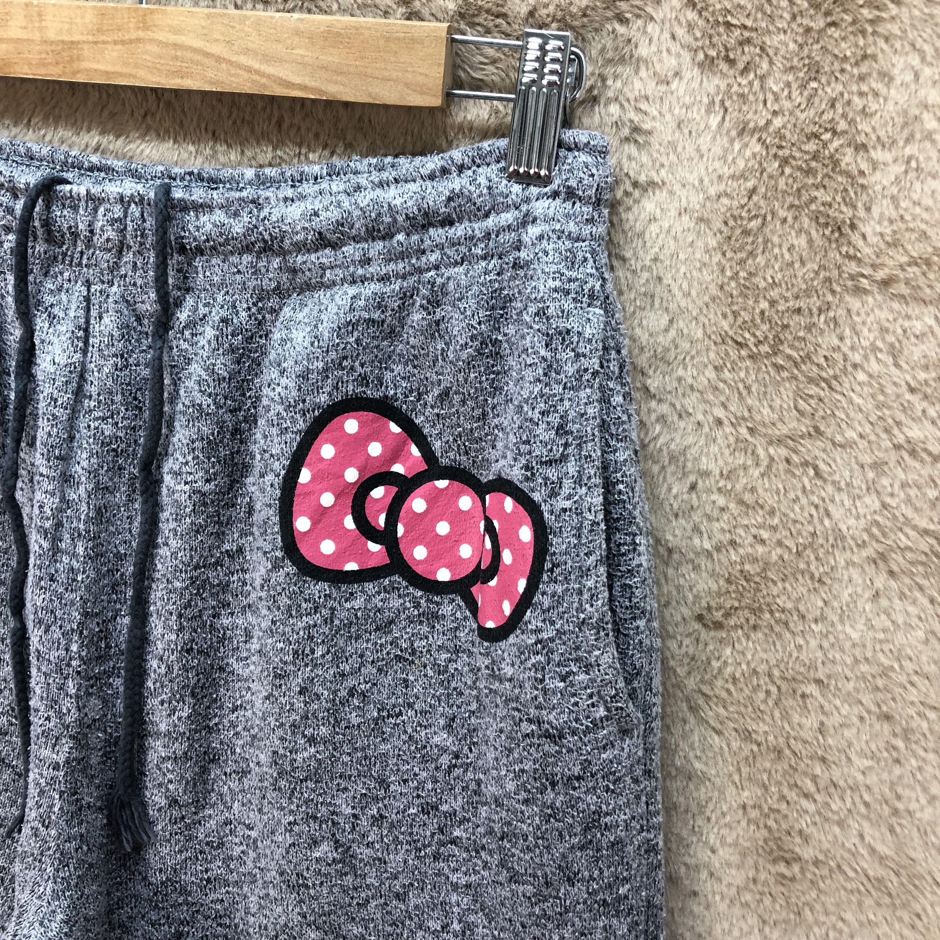 Anime Hello Kitty Big Logo Sweatpants #6217-54 Size 30" / US 8 / IT 44 - 6 Thumbnail