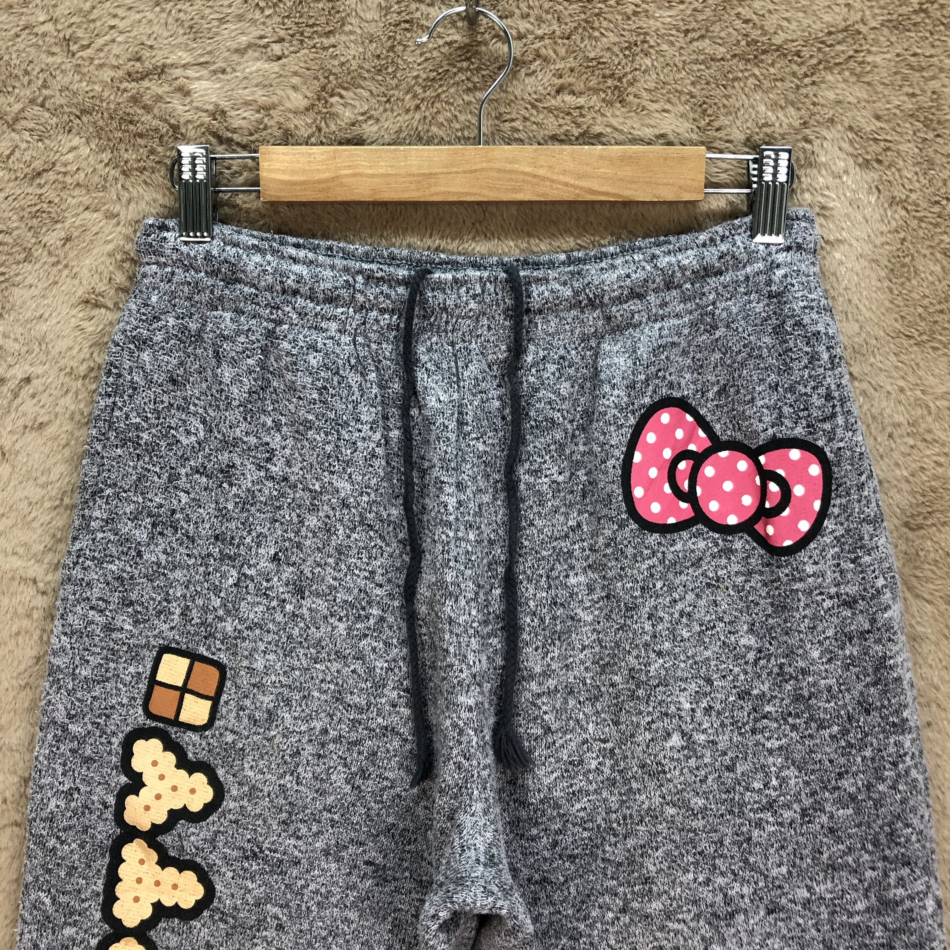 Anime Hello Kitty Big Logo Sweatpants #6217-54 Size 30" / US 8 / IT 44 - 2 Thumbnail