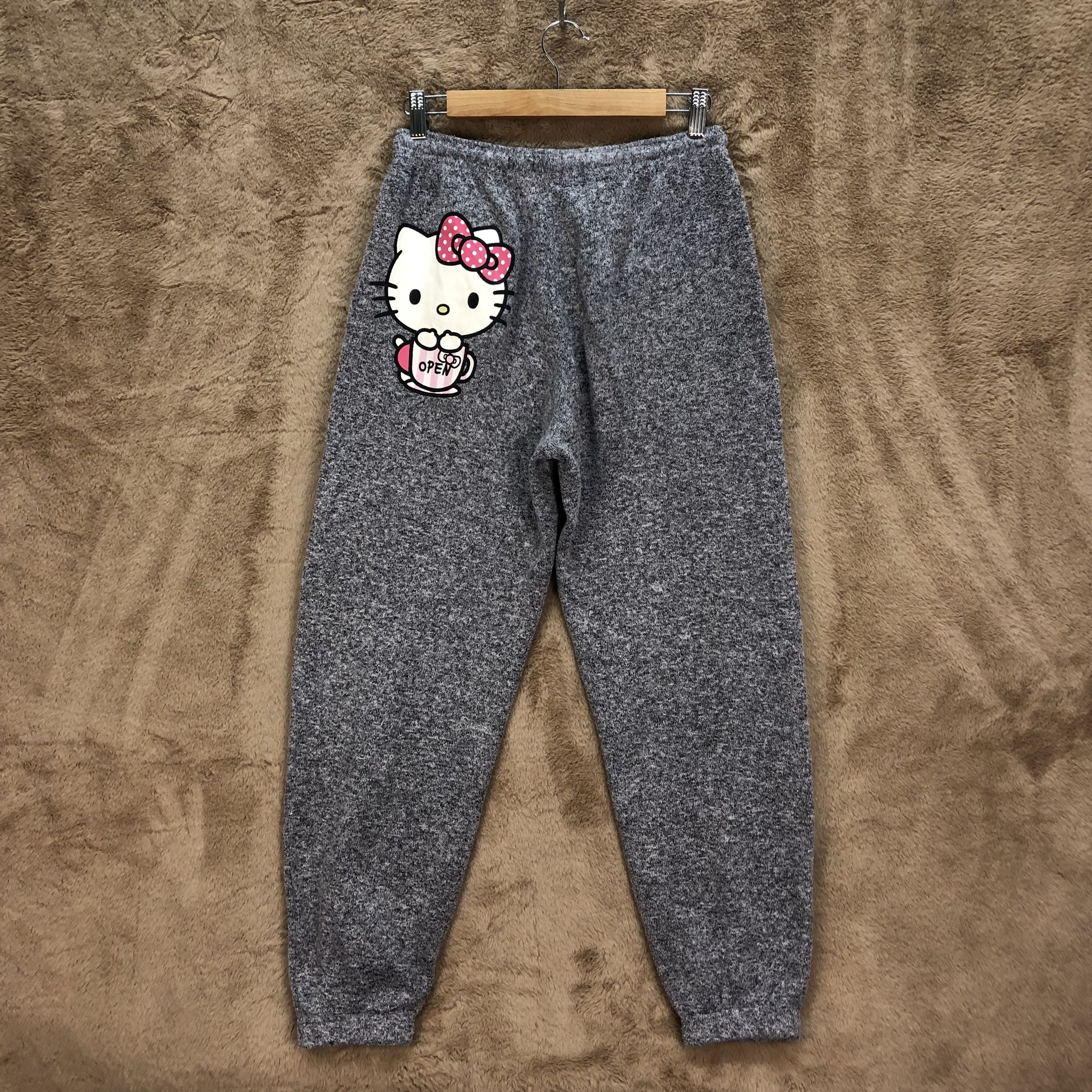 Anime Hello Kitty Big Logo Sweatpants #6217-54 Size 30" / US 8 / IT 44 - 10 Thumbnail