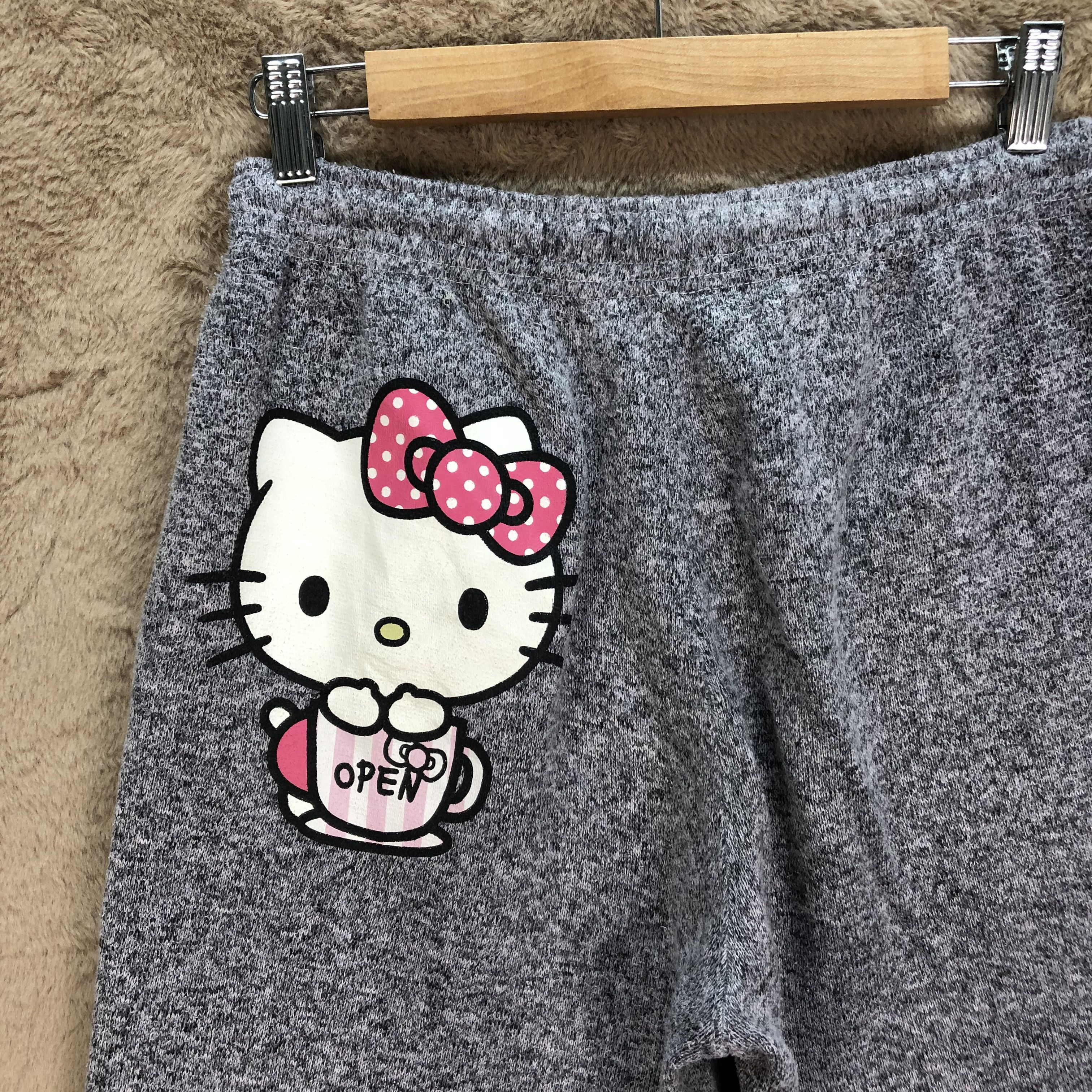 Anime Hello Kitty Big Logo Sweatpants #6217-54 Size 30" / US 8 / IT 44 - 11 Thumbnail