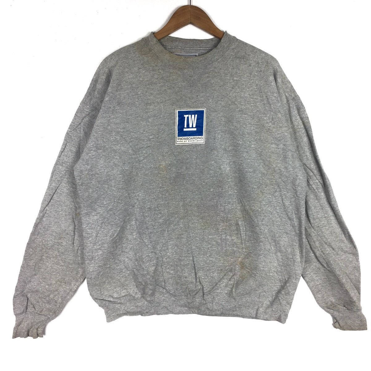 Vintage Vintage 90s SANTEE HVYWT Big Logo Sweatshirt Sweater | Grailed