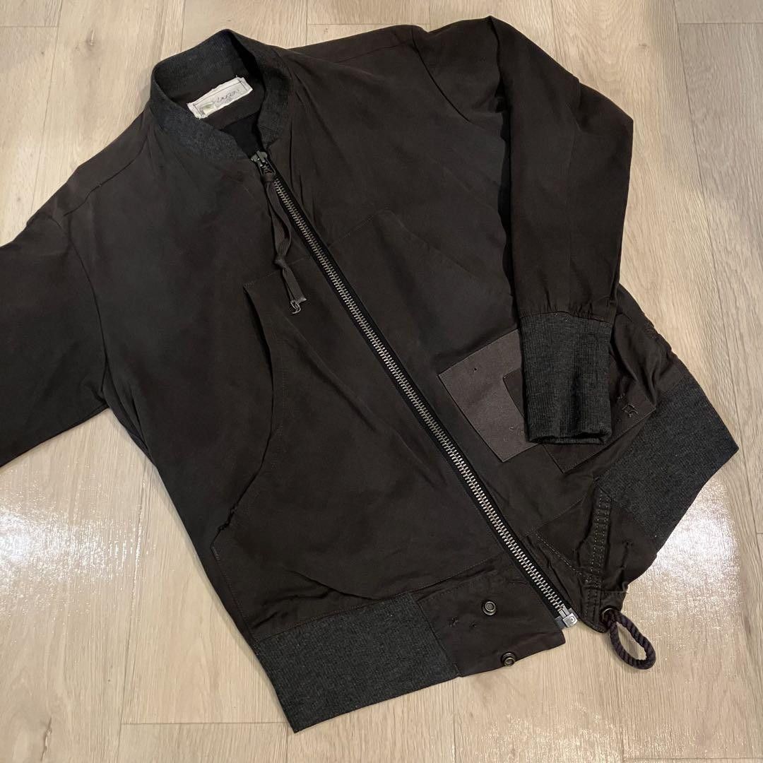 Greg Lauren Charcoal Tent zip front bomber Size US M / EU 48-50 / 2 - 2 Thumbnail