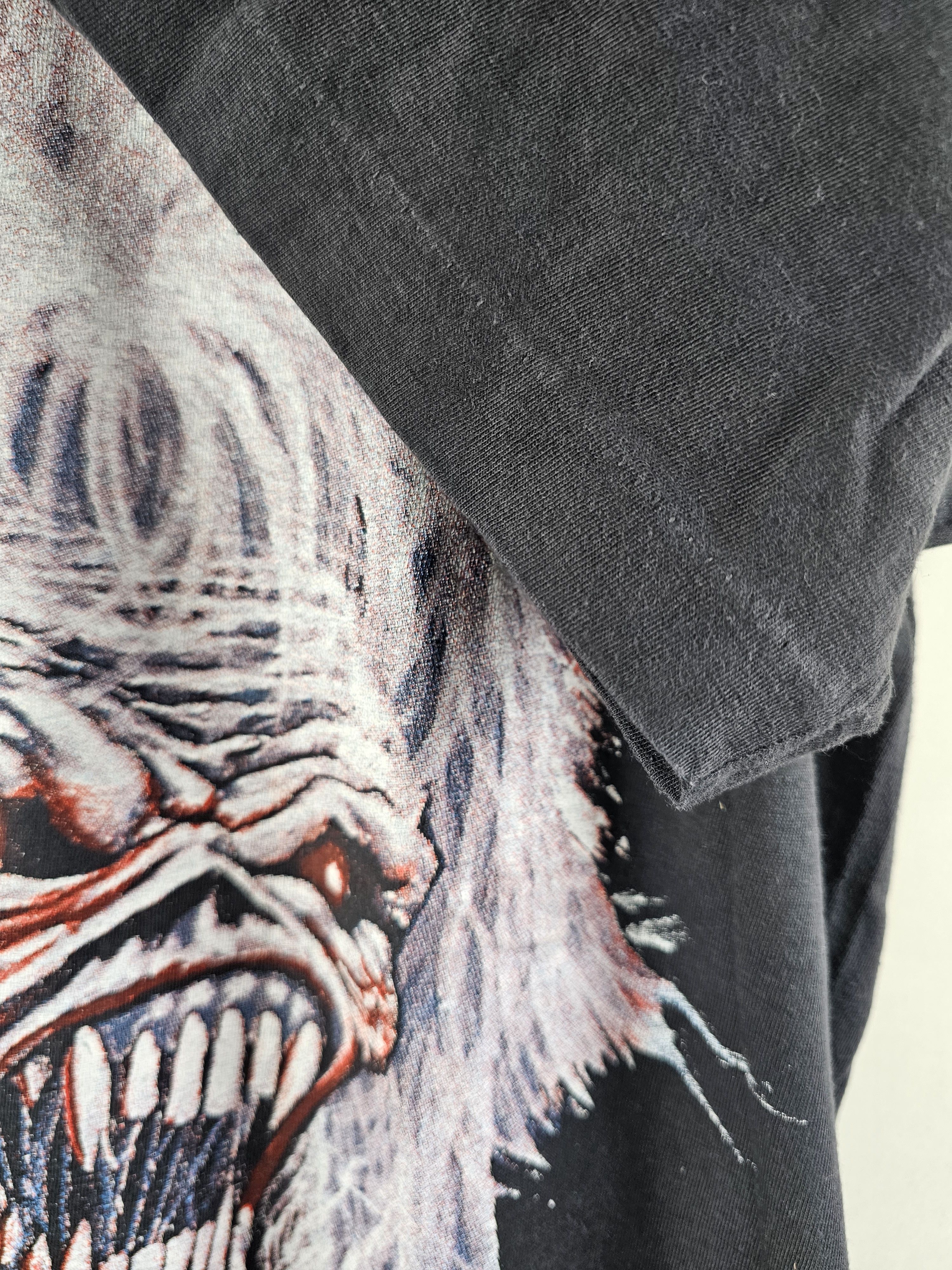 Band Tees × Iron Maiden × Vintage 1993 Iron Maiden A Real Live One Size US L / EU 52-54 / 3 - 3 Thumbnail