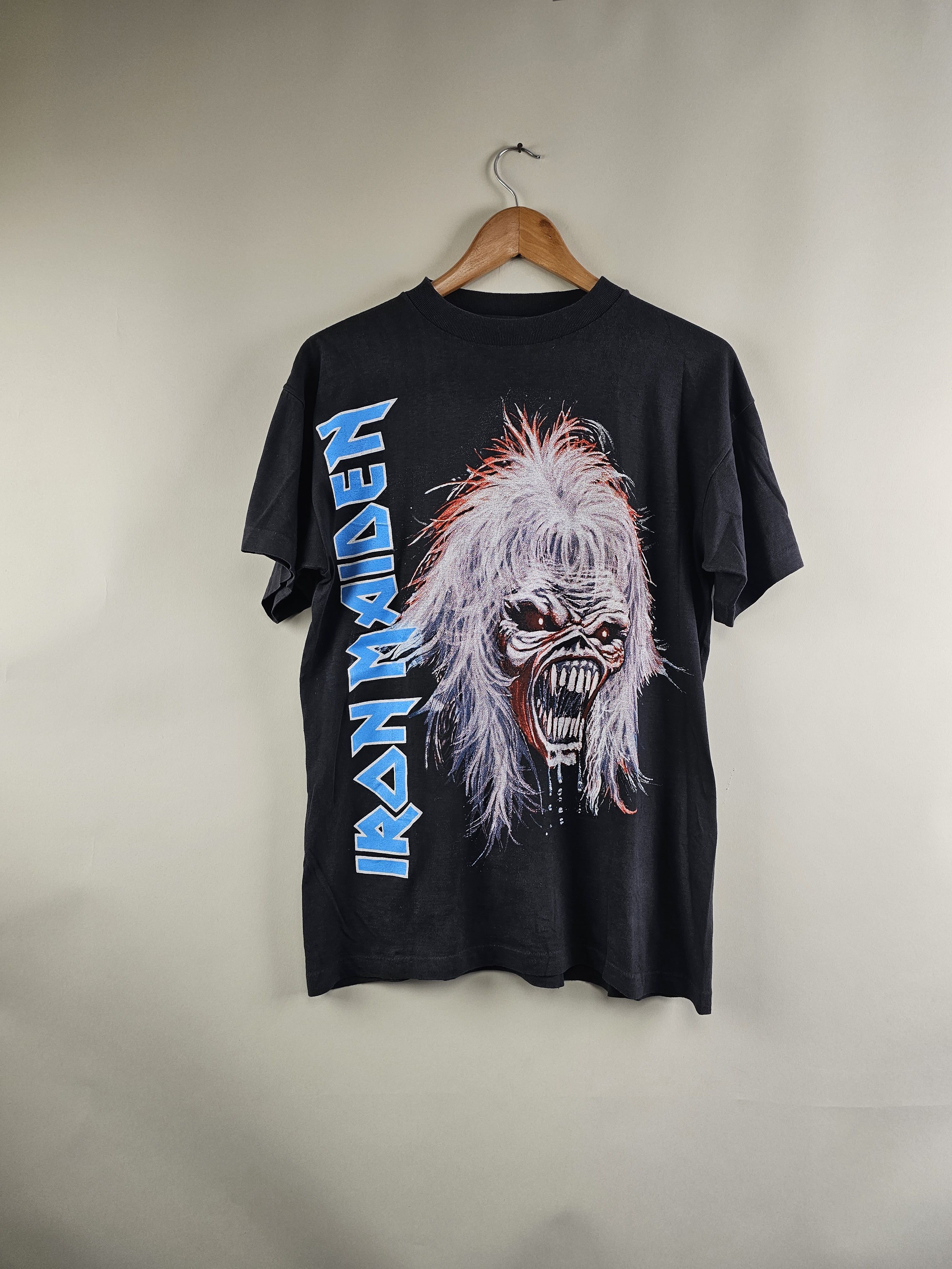 Band Tees × Iron Maiden × Vintage 1993 Iron Maiden A Real Live One Size US L / EU 52-54 / 3 - 1 Thumbnail