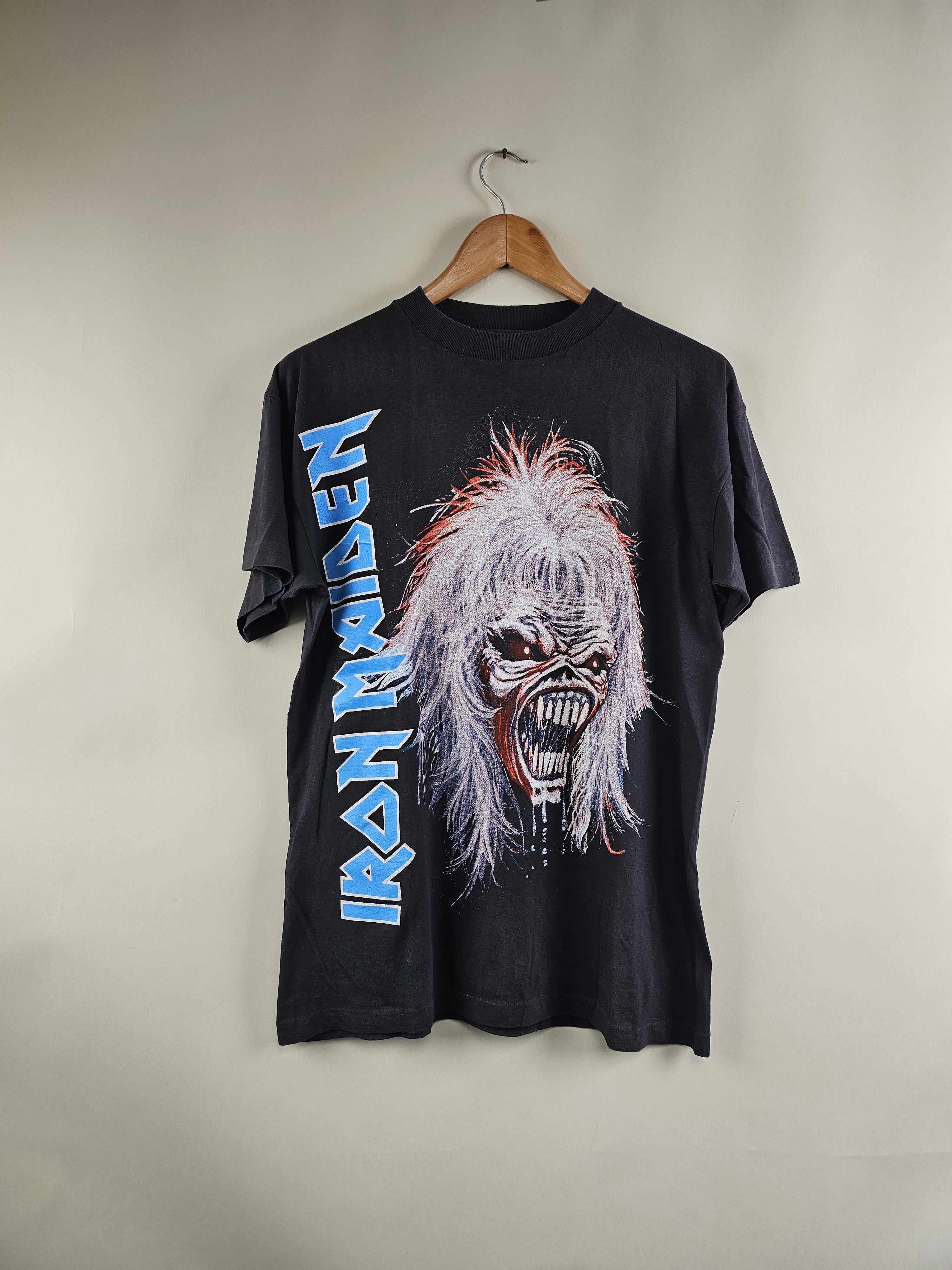 Band Tees × Iron Maiden × Vintage 1993 Iron Maiden A Real Live One Size US L / EU 52-54 / 3 - 7 Thumbnail