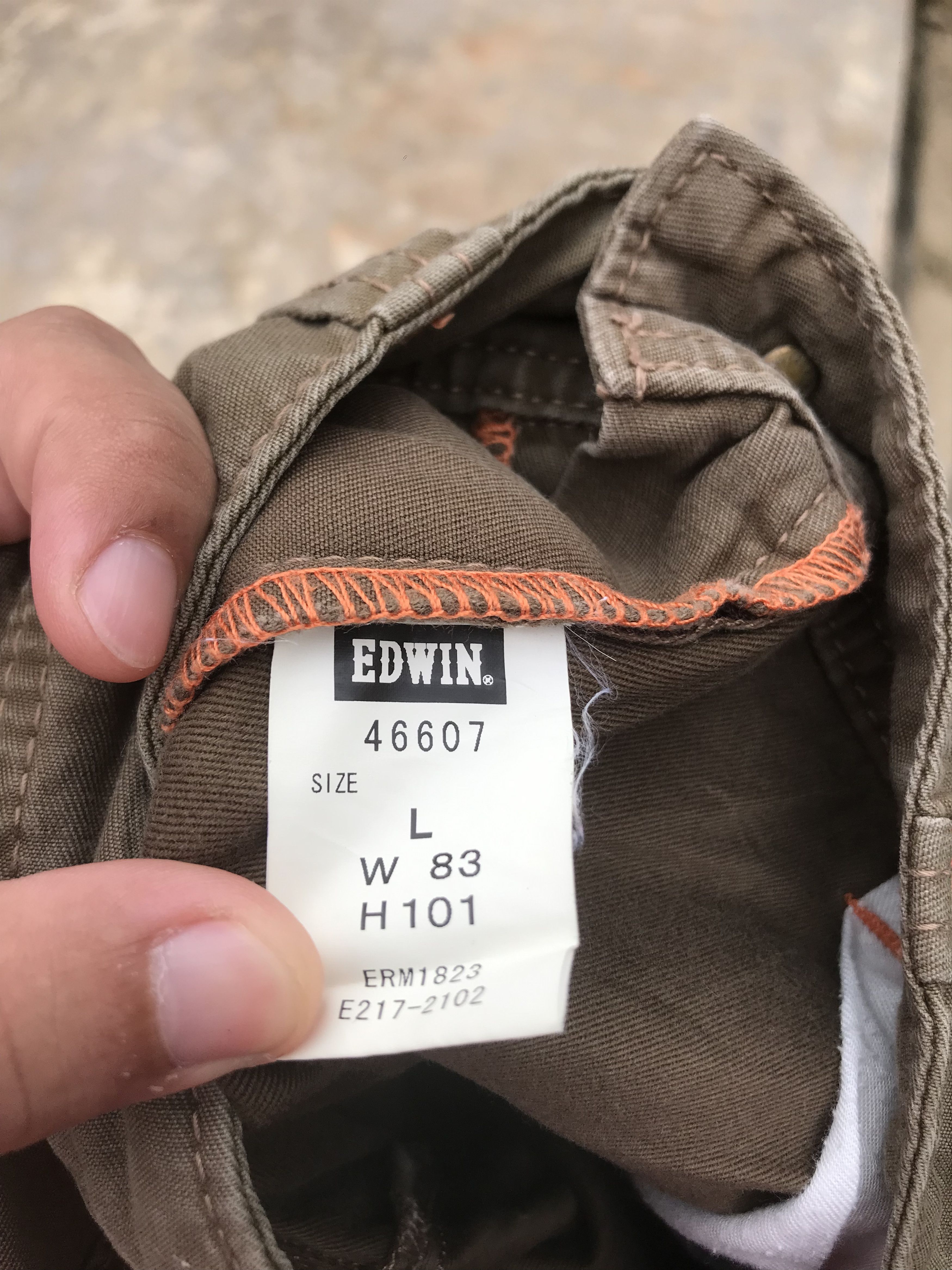 Edwin EDWIN EXCLUSIVE VINTAGE CARGO PANT Size US 34 / EU 50 - 6 Thumbnail