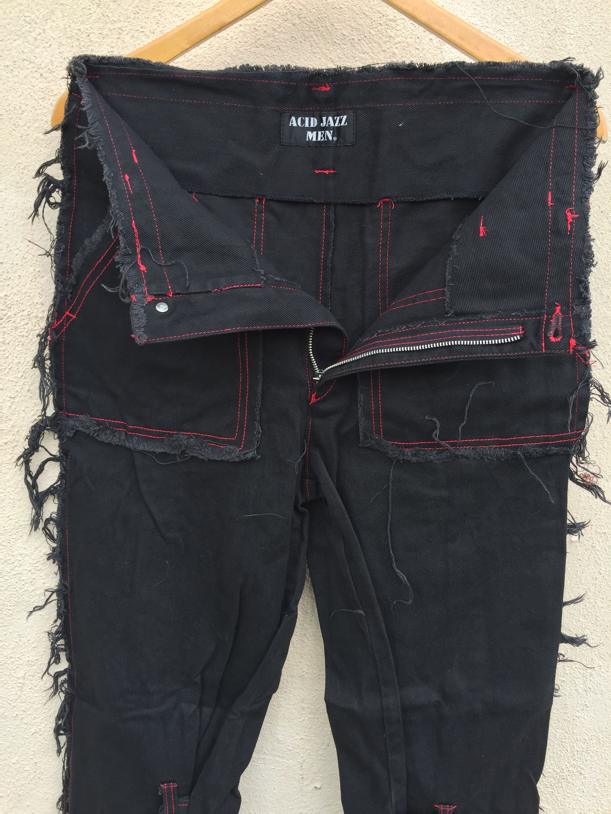 Japanese Brand Acid Jazz Man - Bondage Trousers Made in Japan Size US 29 - 2 Thumbnail