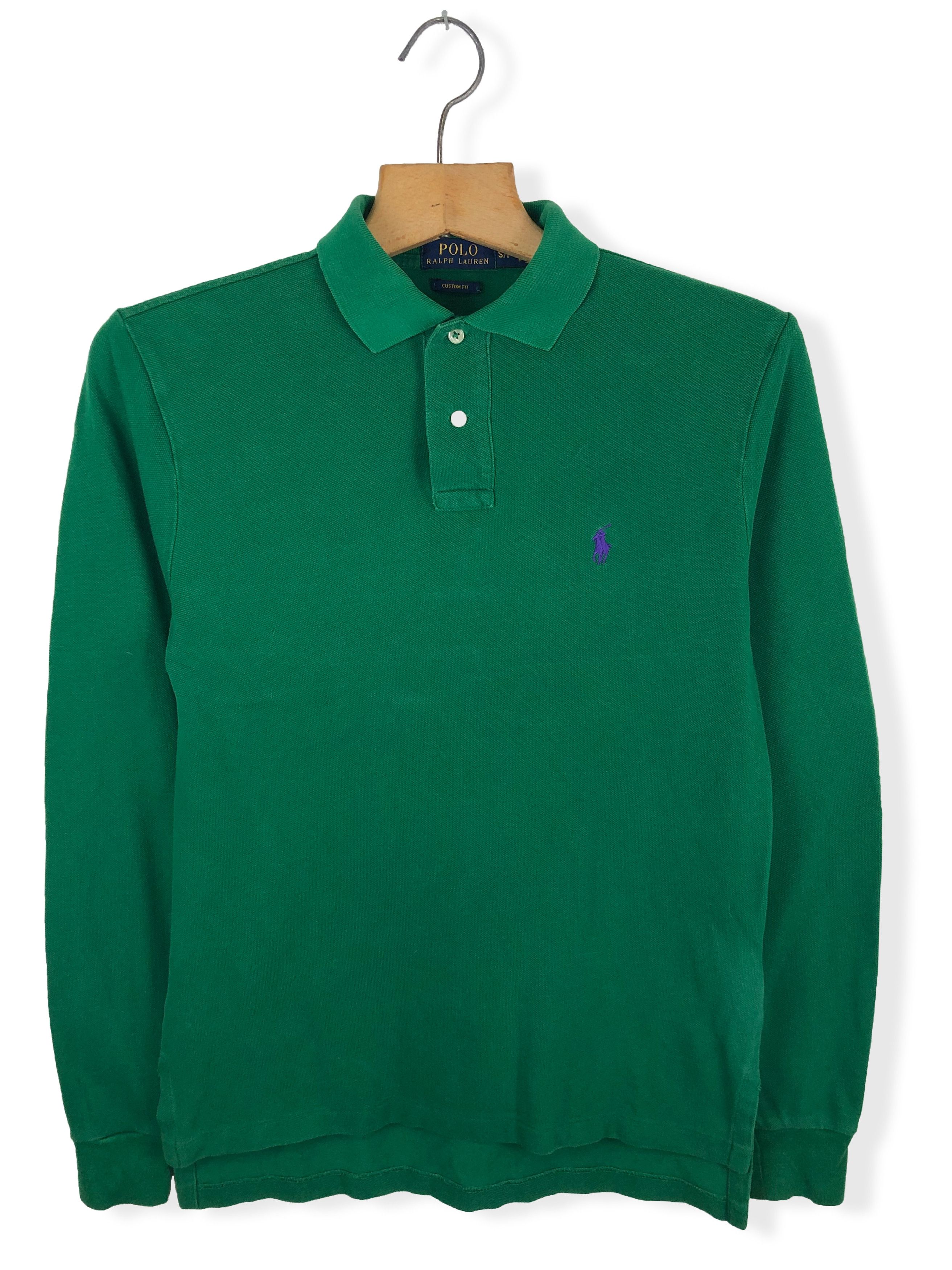 Polo Ralph Lauren Vintage POLO RALPH LAUREN Green Sweatshirt M227 Size US S / EU 44-46 / 1 - 1 Thumbnail