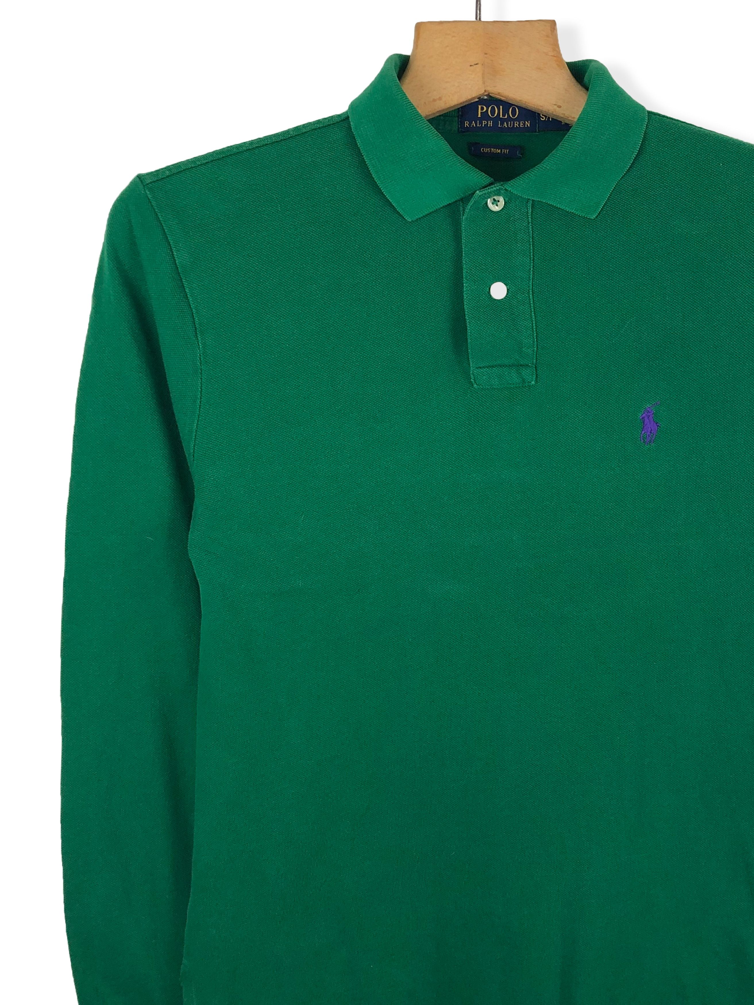 Polo Ralph Lauren Vintage POLO RALPH LAUREN Green Sweatshirt M227 Size US S / EU 44-46 / 1 - 3 Thumbnail