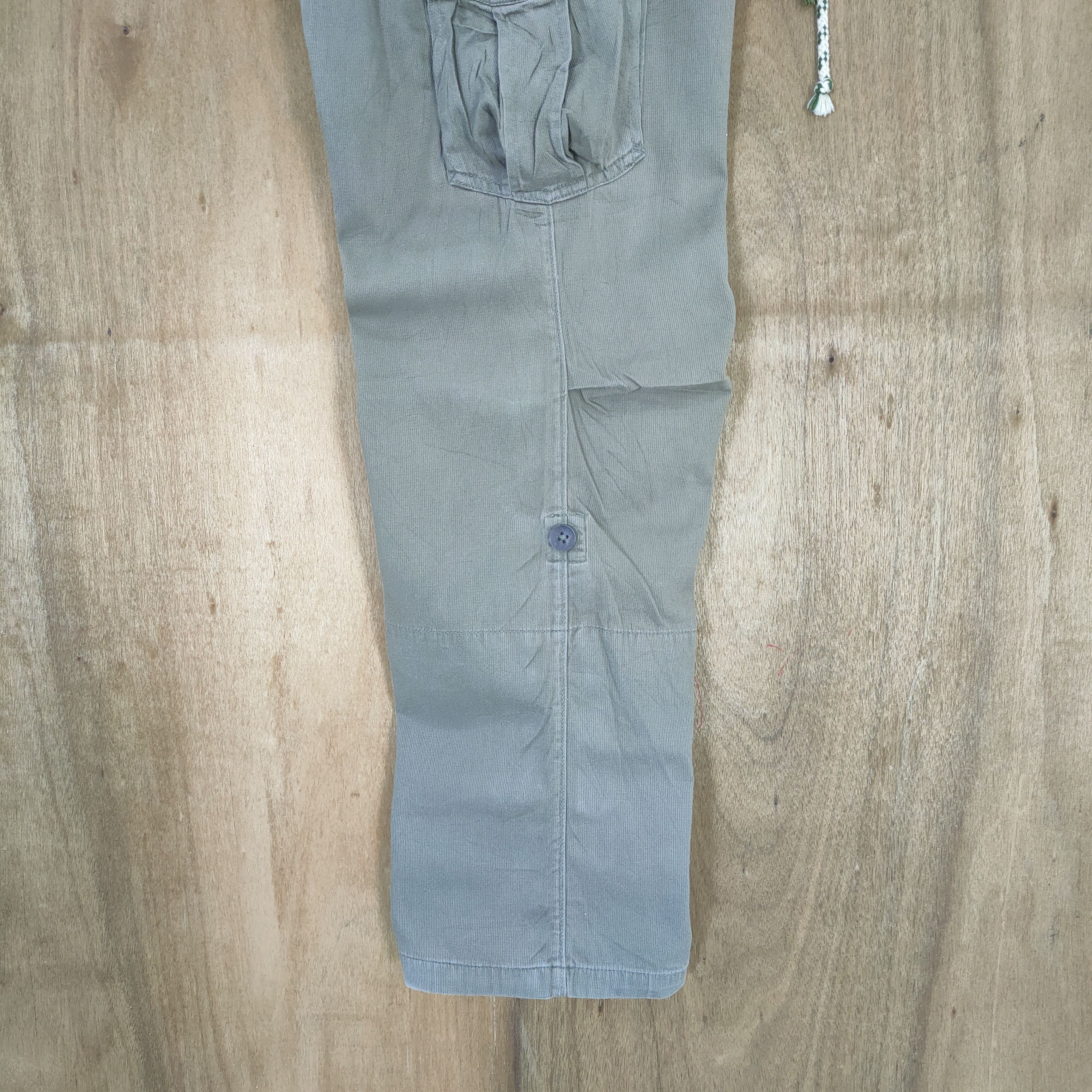 Japanese Brand × Vintage JAPANESE BRAND DRAWSTRING WAIST CARGO PANTS Size US 34 / EU 50 - 15 Thumbnail