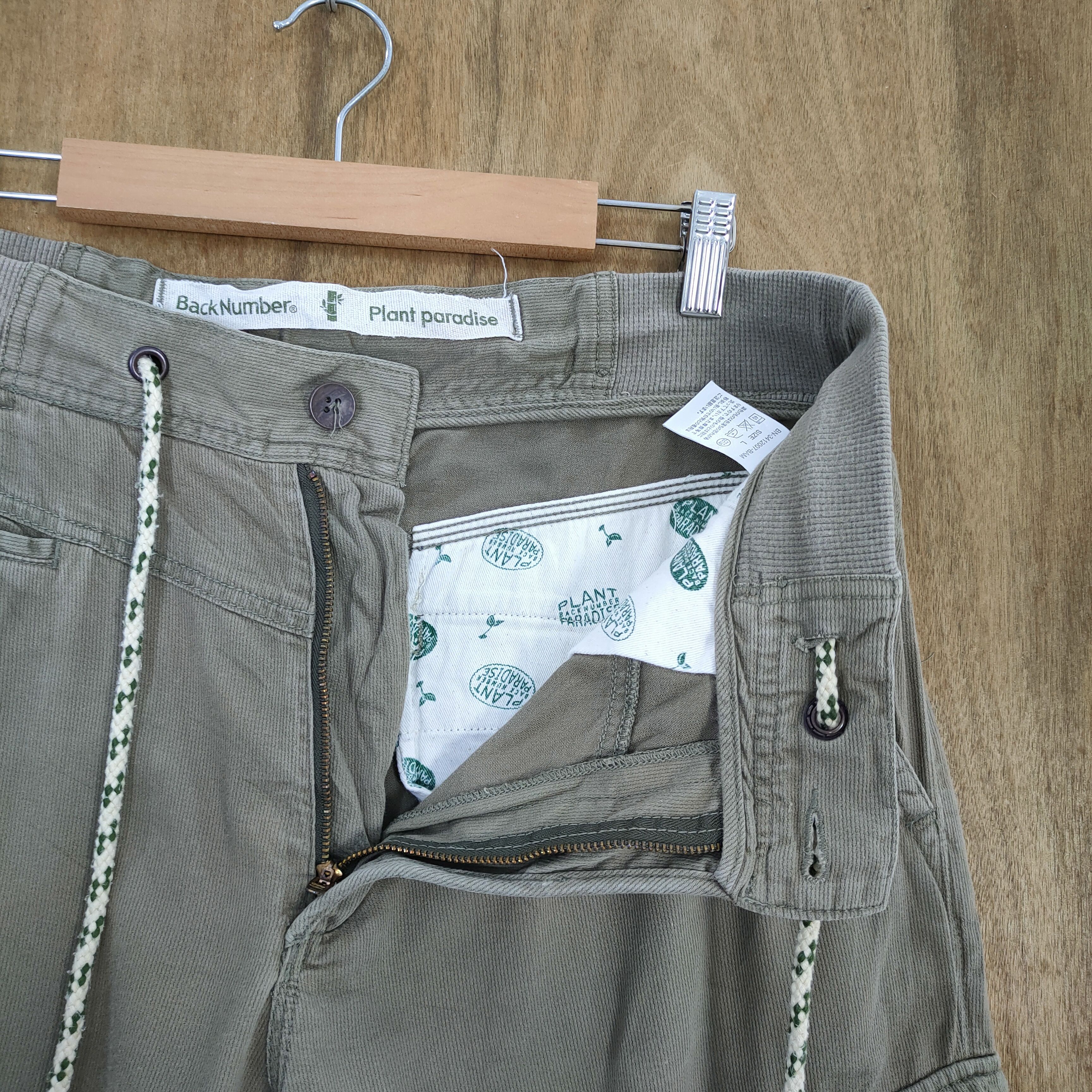 Japanese Brand × Vintage JAPANESE BRAND DRAWSTRING WAIST CARGO PANTS Size US 34 / EU 50 - 11 Thumbnail