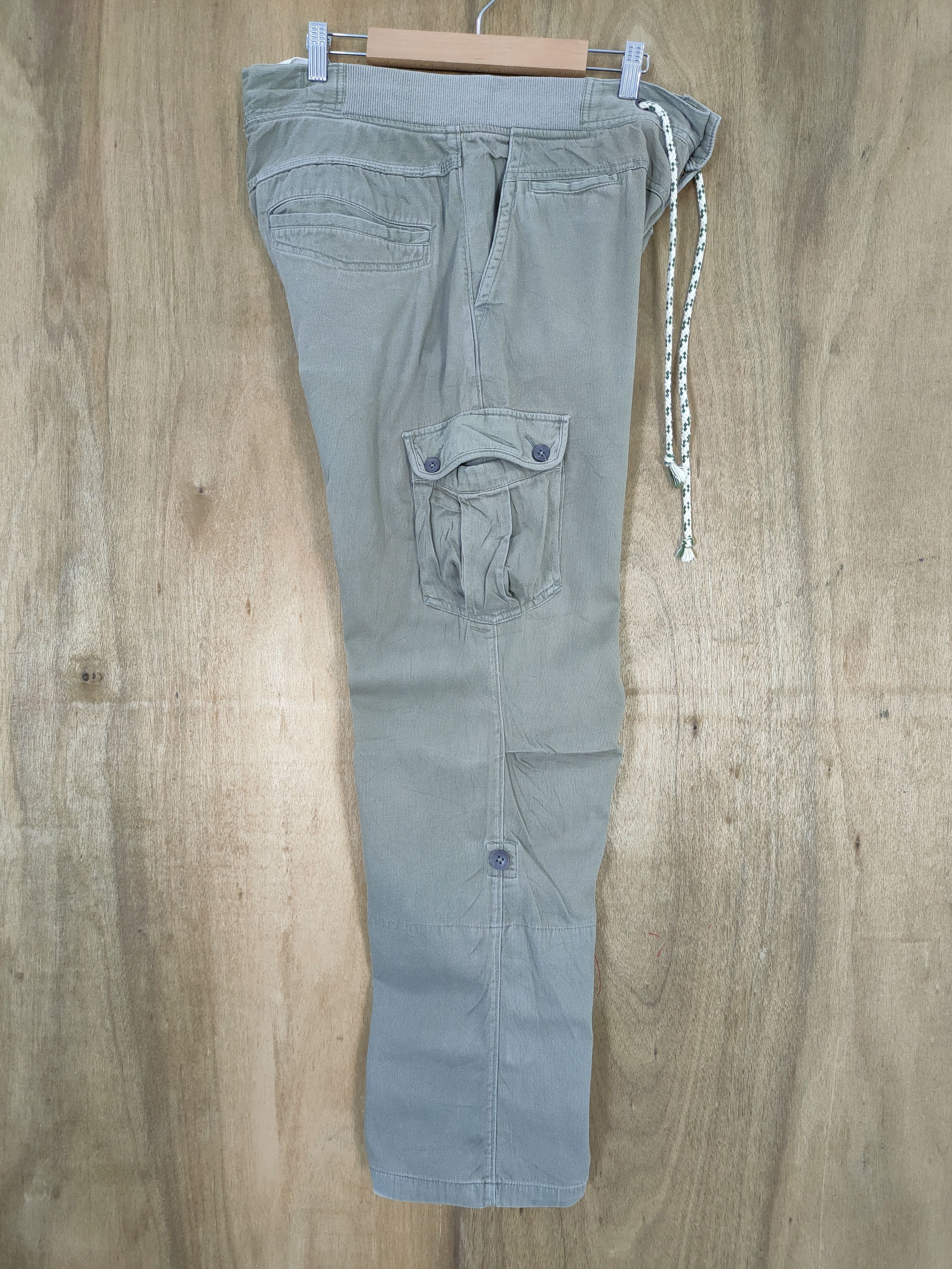 Japanese Brand × Vintage JAPANESE BRAND DRAWSTRING WAIST CARGO PANTS Size US 34 / EU 50 - 13 Thumbnail
