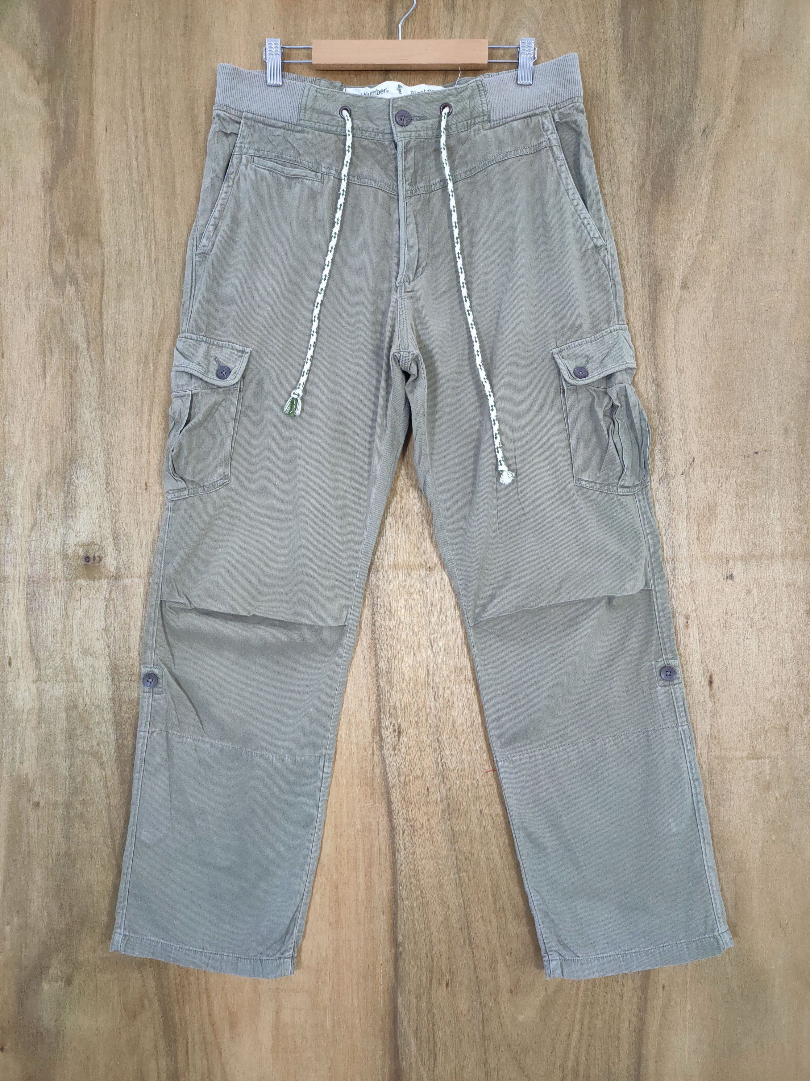 Japanese Brand × Vintage JAPANESE BRAND DRAWSTRING WAIST CARGO PANTS Size US 34 / EU 50 - 1 Thumbnail