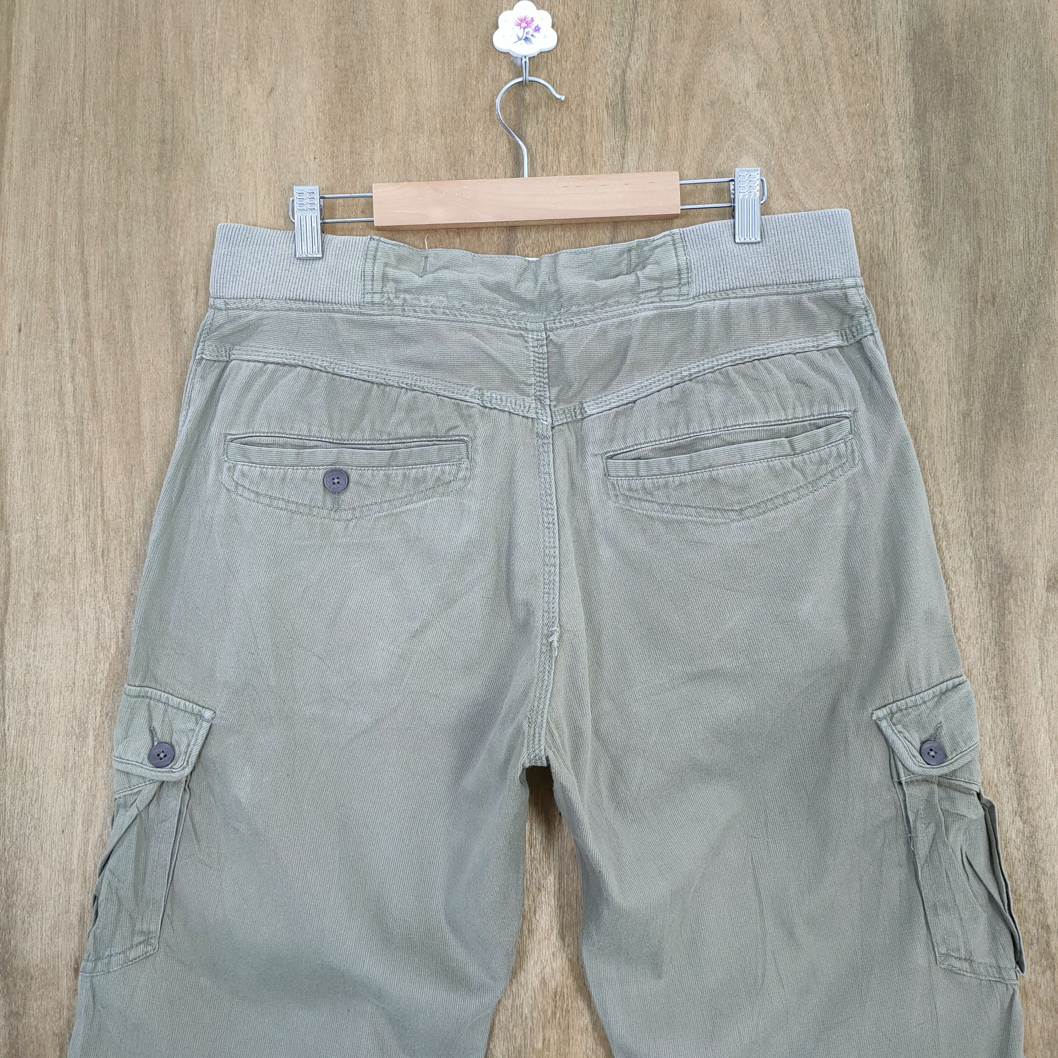 Japanese Brand × Vintage JAPANESE BRAND DRAWSTRING WAIST CARGO PANTS Size US 34 / EU 50 - 9 Thumbnail