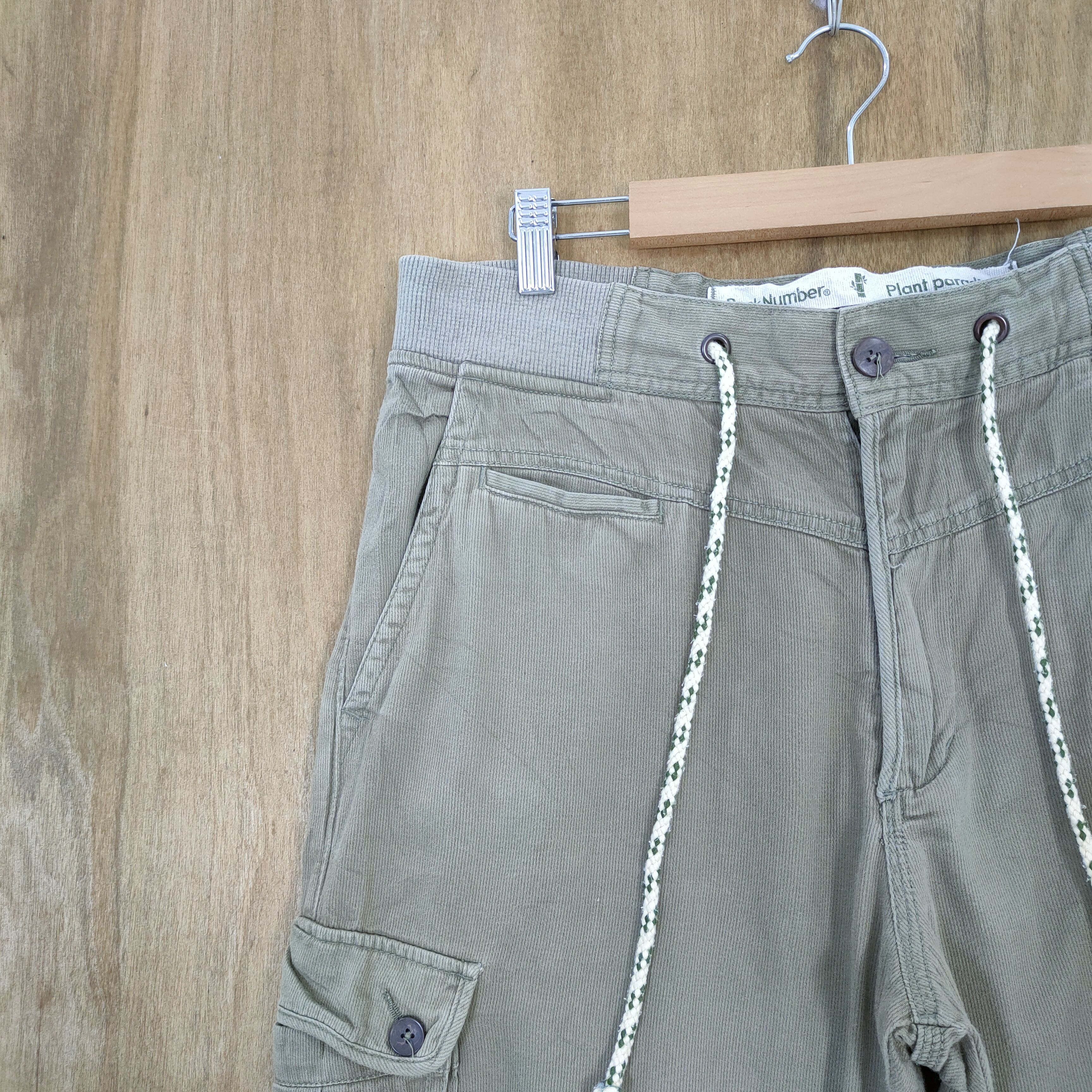 Japanese Brand × Vintage JAPANESE BRAND DRAWSTRING WAIST CARGO PANTS Size US 34 / EU 50 - 4 Thumbnail