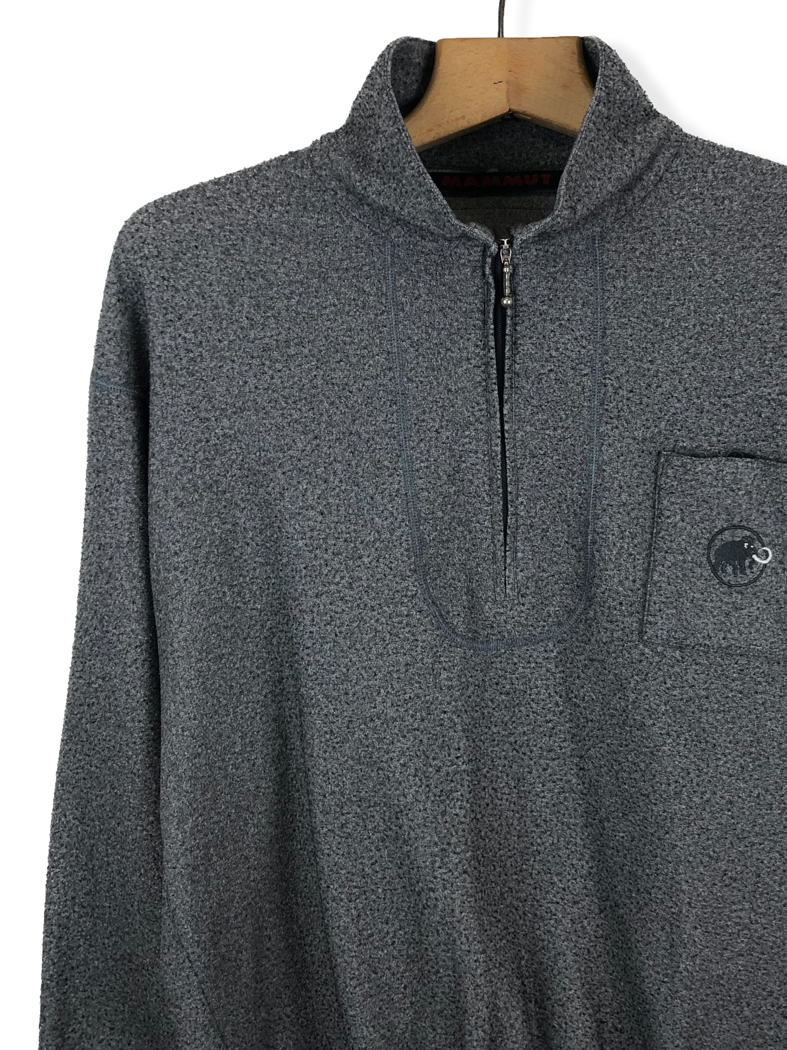 Mammut 90s Vintage MAMMUT 1-3 Zip Grey Fleece M214 Size US XL / EU 56 / 4 - 3 Thumbnail