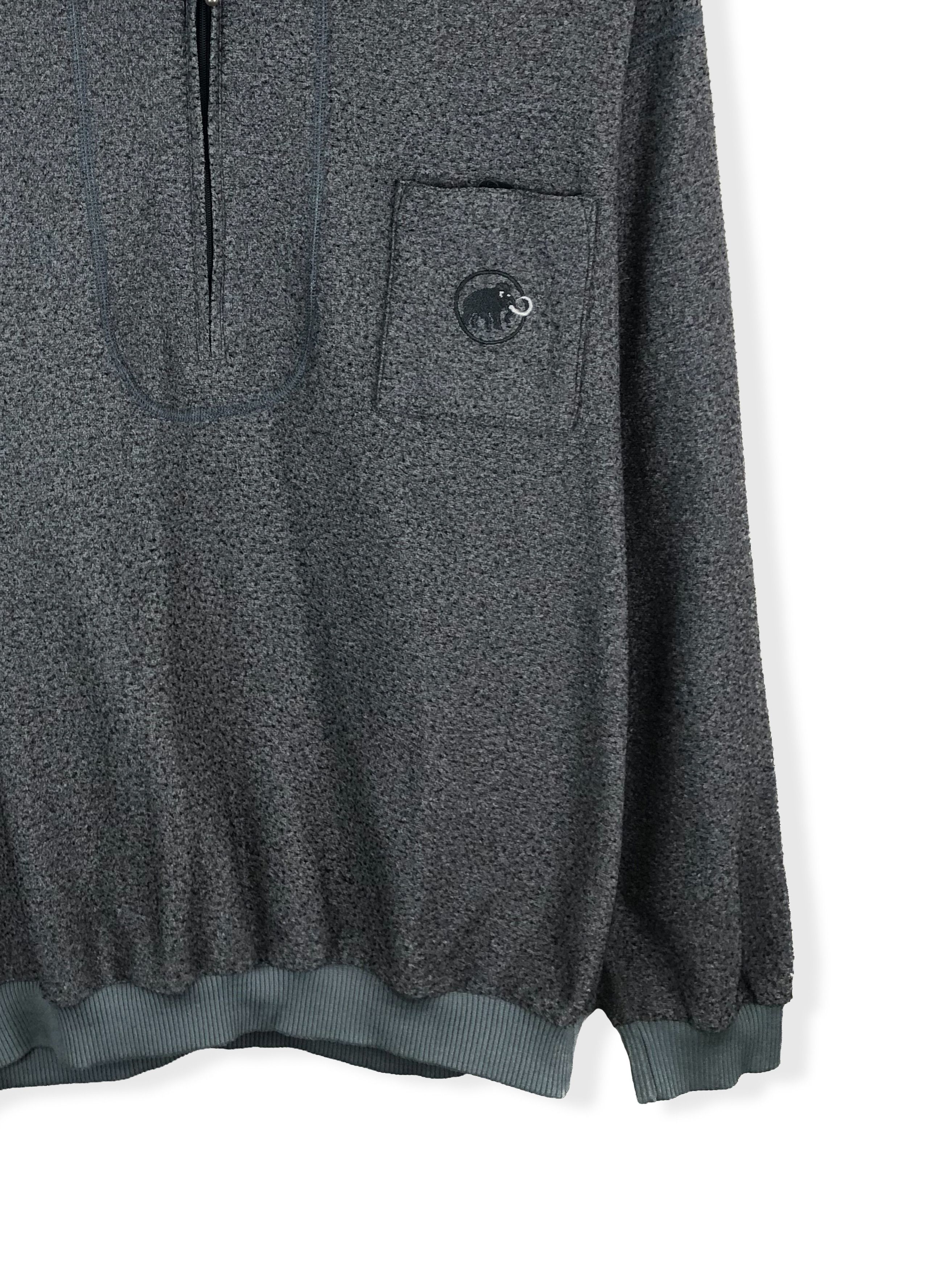 Mammut 90s Vintage MAMMUT 1-3 Zip Grey Fleece M214 Size US XL / EU 56 / 4 - 2 Thumbnail