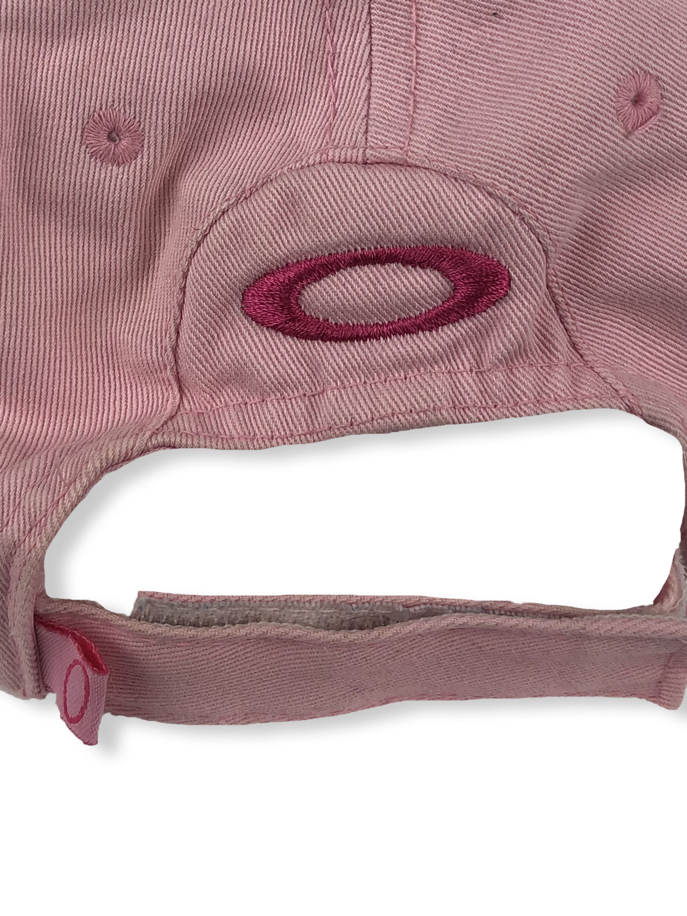 Hat Club Vintage OAKLEY Pink 5 Panel Cap Y2K M111 Size ONE SIZE - 5 Thumbnail