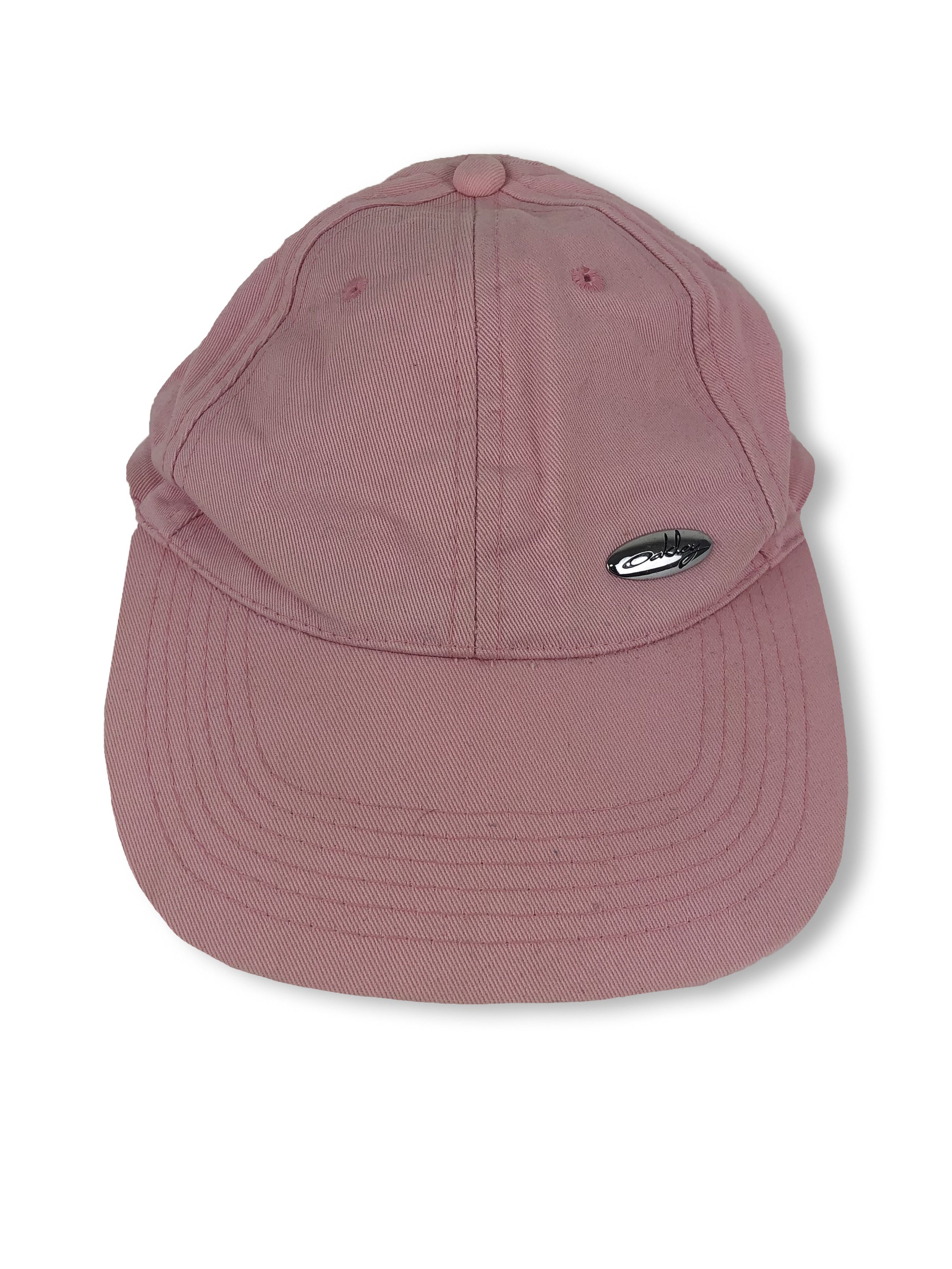 Hat Club Vintage OAKLEY Pink 5 Panel Cap Y2K M111 Size ONE SIZE - 2 Thumbnail