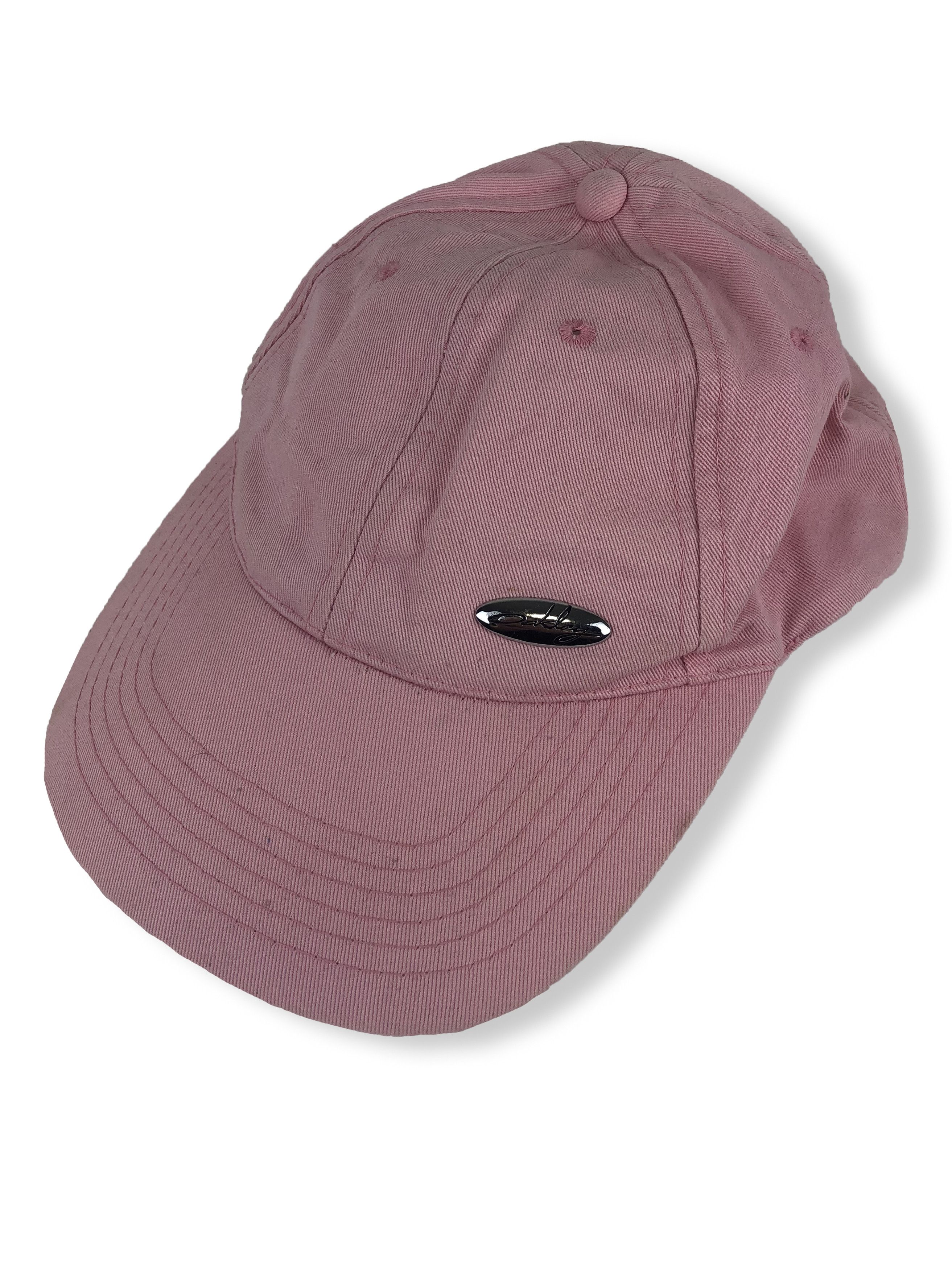 Hat Club Vintage OAKLEY Pink 5 Panel Cap Y2K M111 Size ONE SIZE - 1 Thumbnail