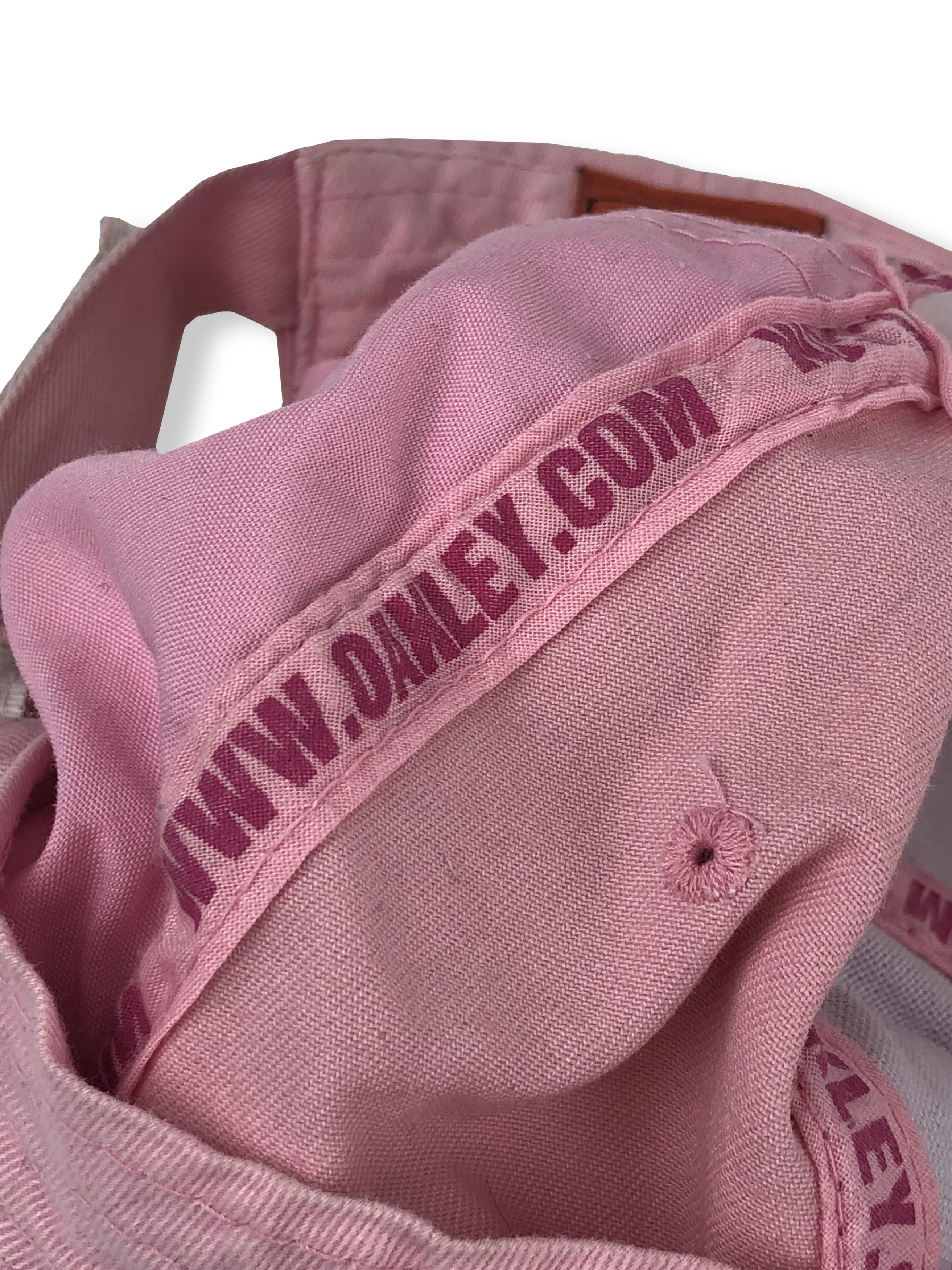 Hat Club Vintage OAKLEY Pink 5 Panel Cap Y2K M111 Size ONE SIZE - 6 Thumbnail