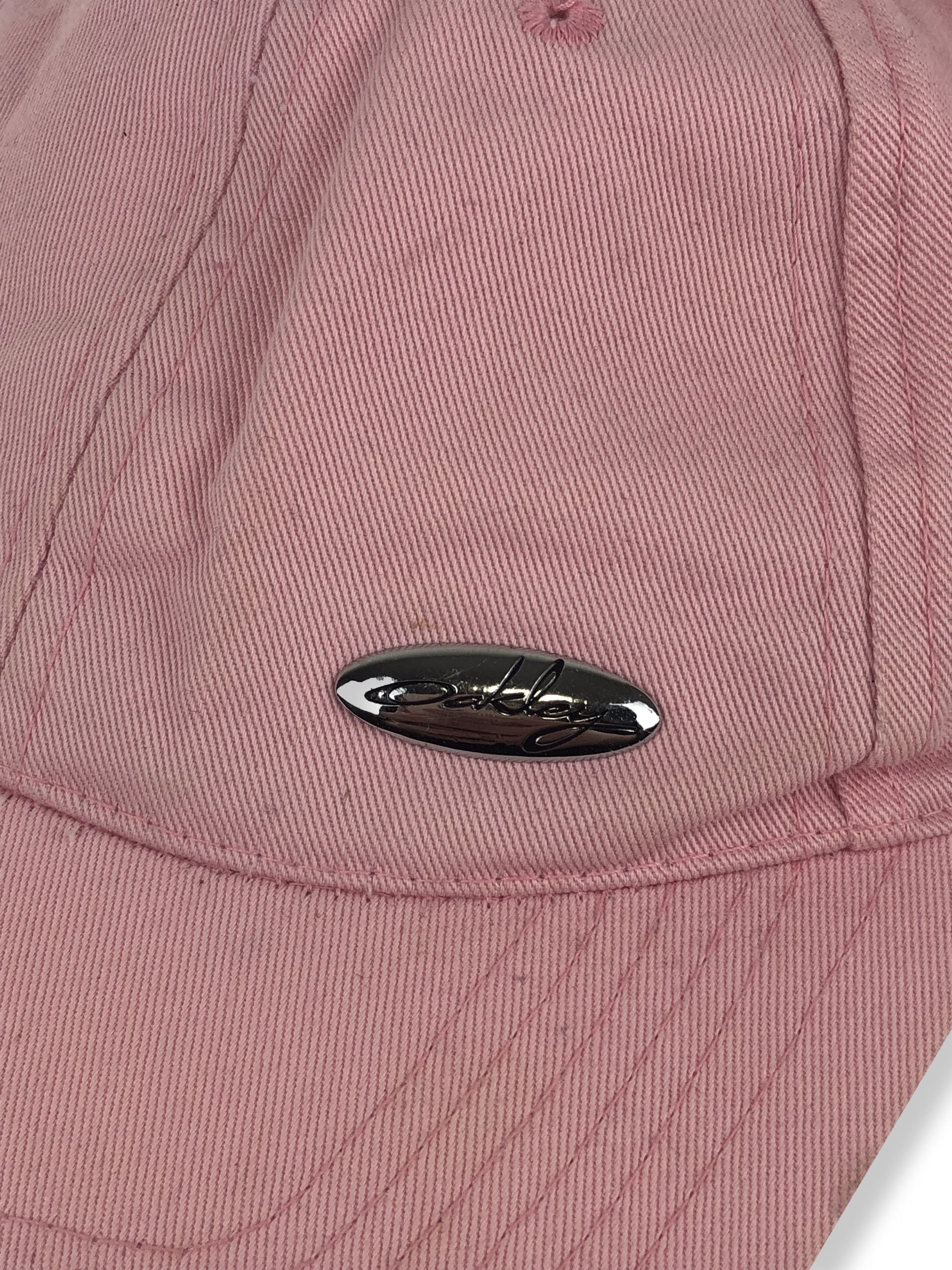 Hat Club Vintage OAKLEY Pink 5 Panel Cap Y2K M111 Size ONE SIZE - 3 Thumbnail