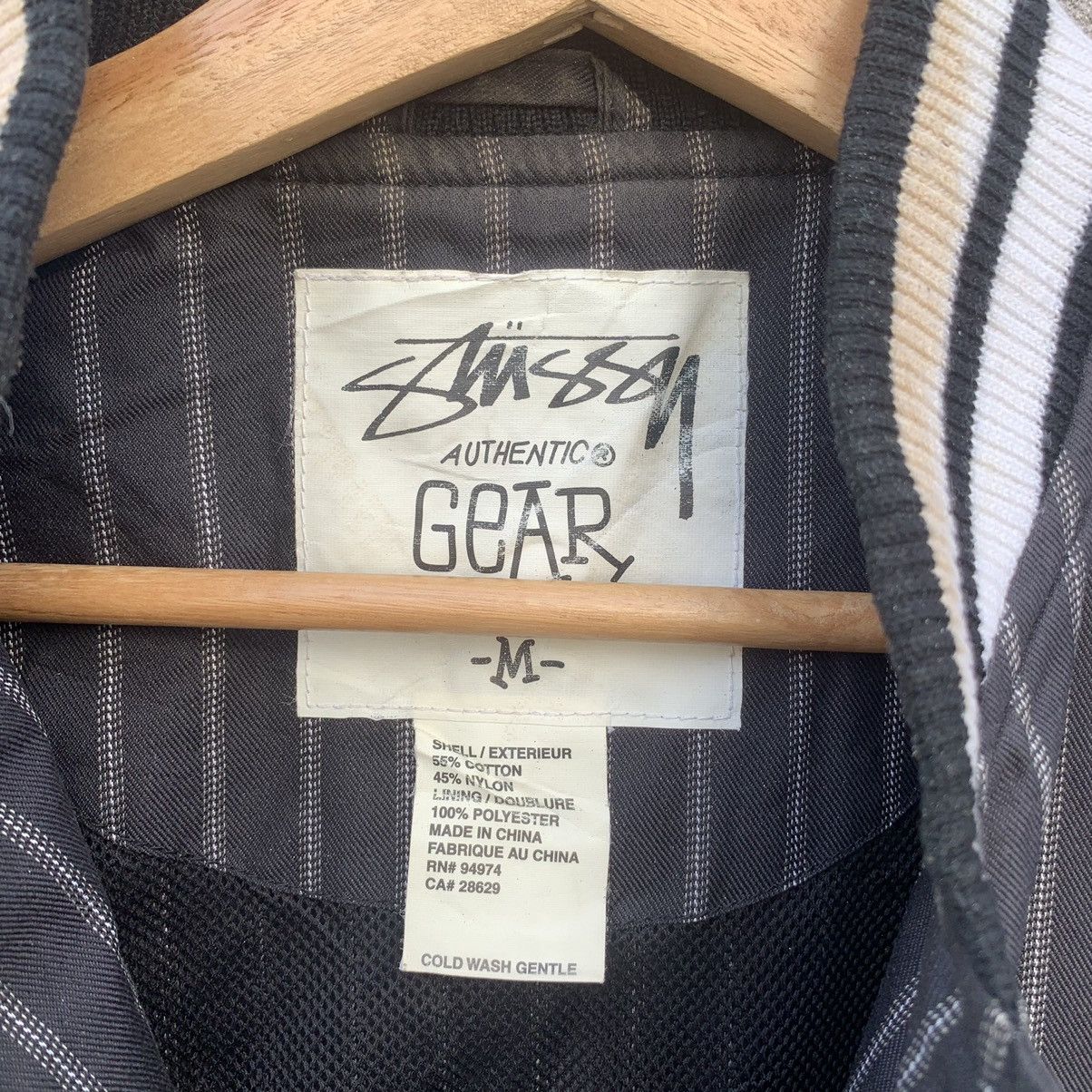 Stussy Stussy Authentic Gear Striped Varsity Jacket Size US M / EU 48-50 / 2 - 13 Thumbnail
