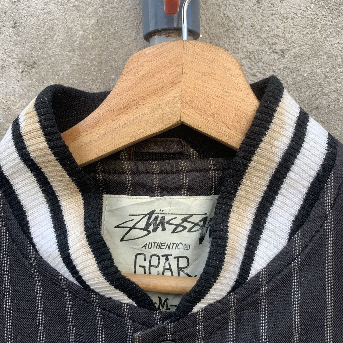 Stussy Stussy Authentic Gear Striped Varsity Jacket Size US M / EU 48-50 / 2 - 4 Thumbnail