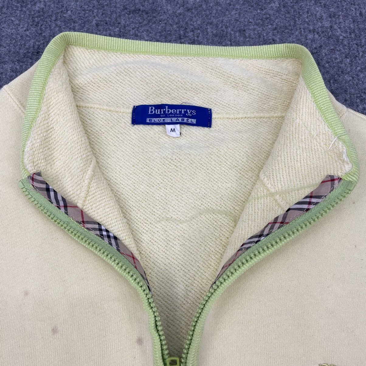 Burberry × Vintage Vintage Burberrys Vest Soft Yellow Size M Size US M / EU 48-50 / 2 - 3 Thumbnail